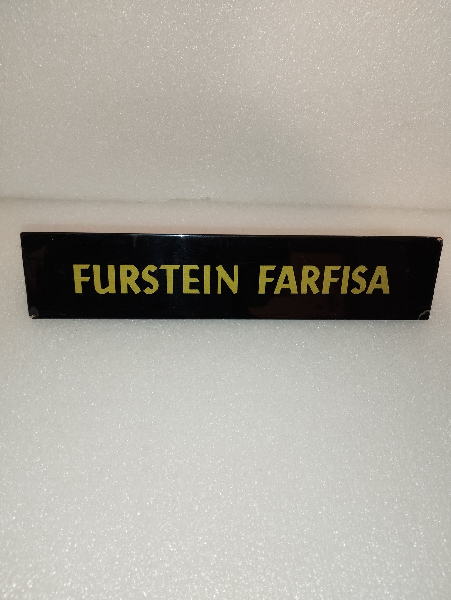 Furstein Farfisa Vintage Advertising Sign

 In lacquered wood