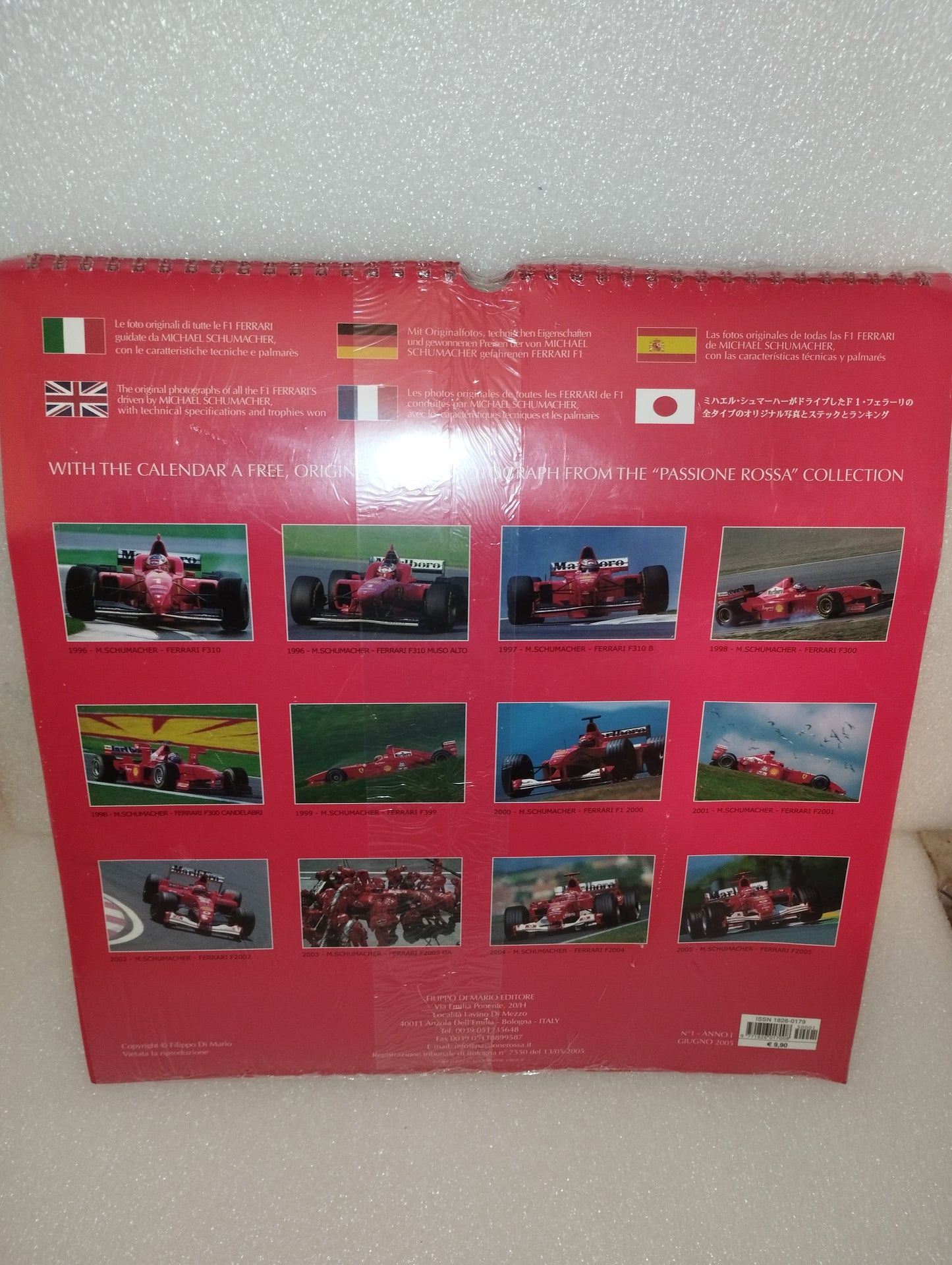 2006 Passione Rossa Ferrari Schumacher Calendar