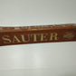 Sauter 1819 Vintage Advertising Sign