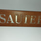 Sauter 1819 Vintage Advertising Sign