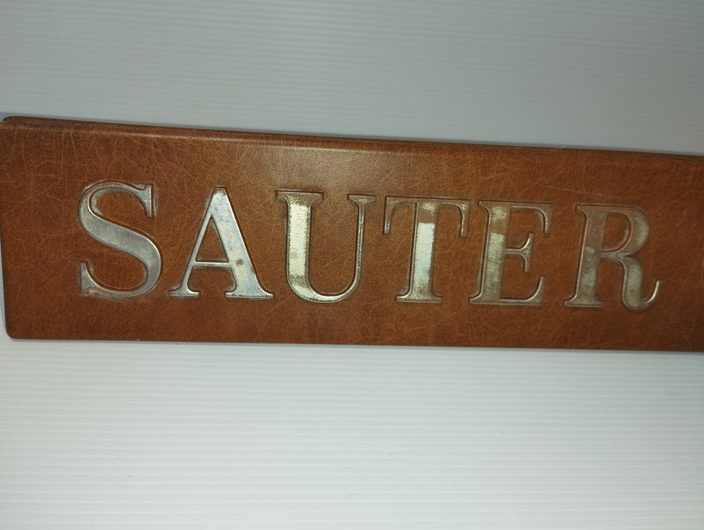 Sauter 1819 Vintage Advertising Sign