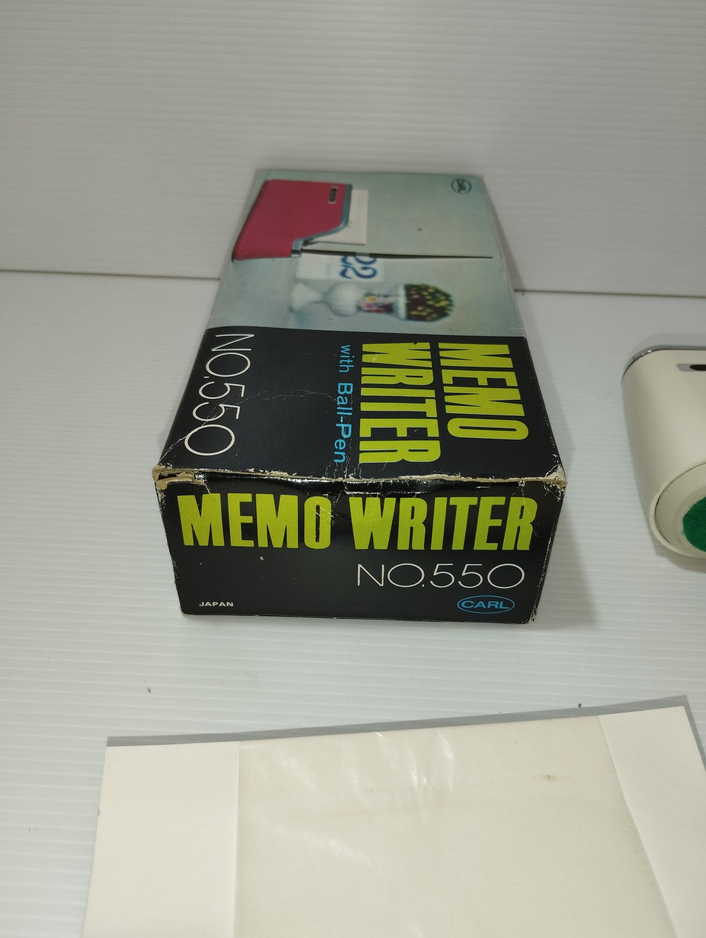 Memo Writer Carl

 Made in Japan

 Advertising from the 70s