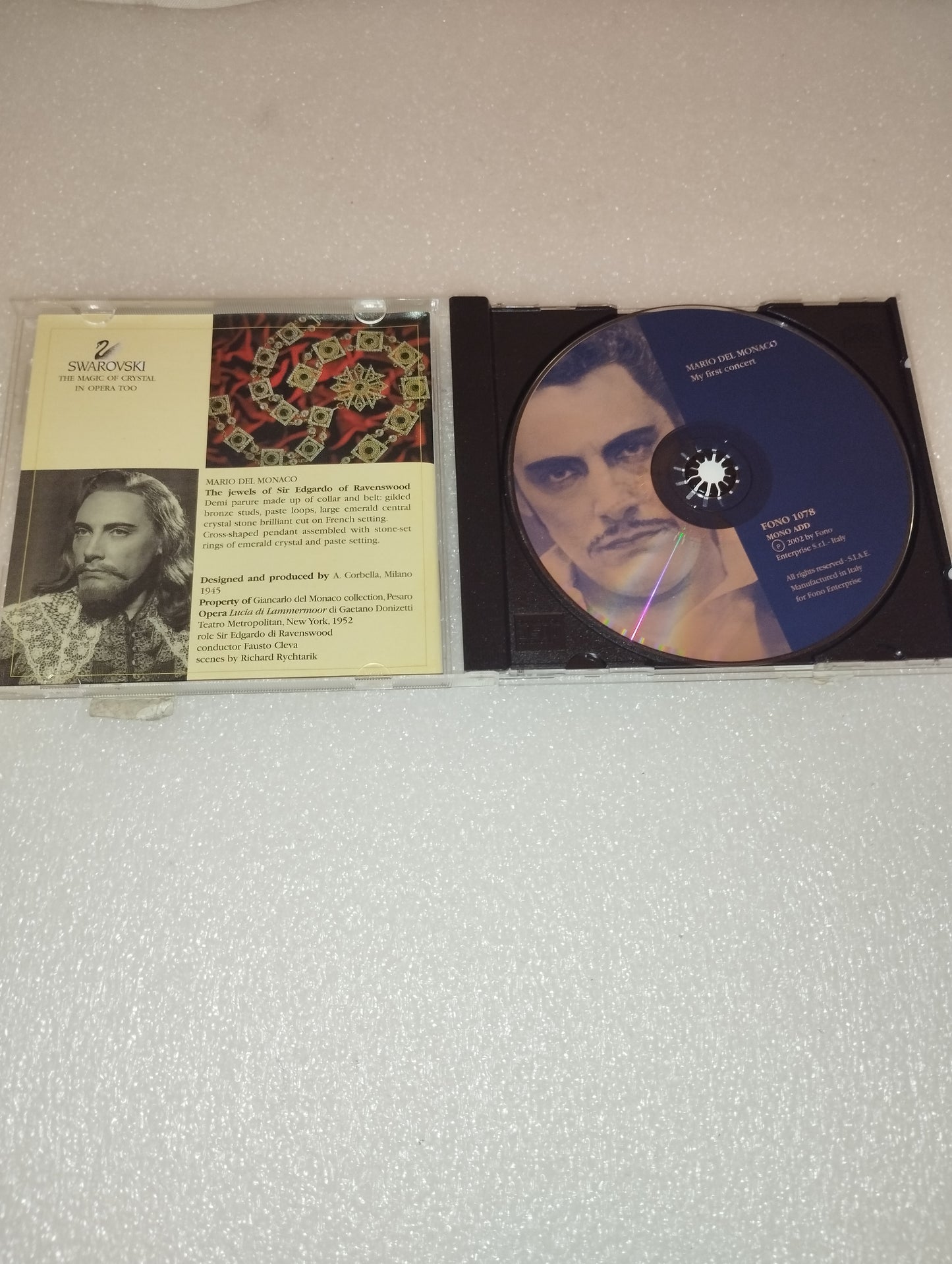 Del Monaco My First Concerto CD Limited Edition