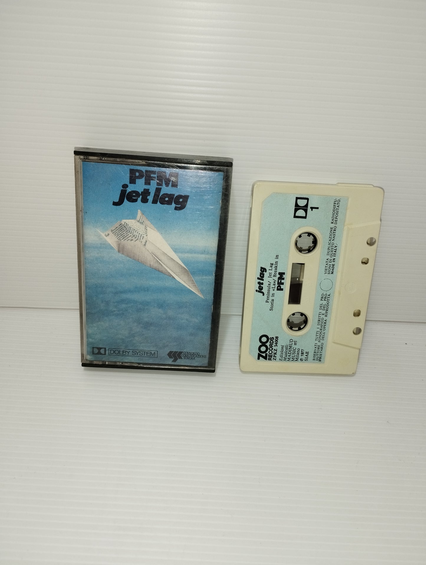 Jet Lag PFM Musicassetta

Edita nel 1977 da Zoo Records