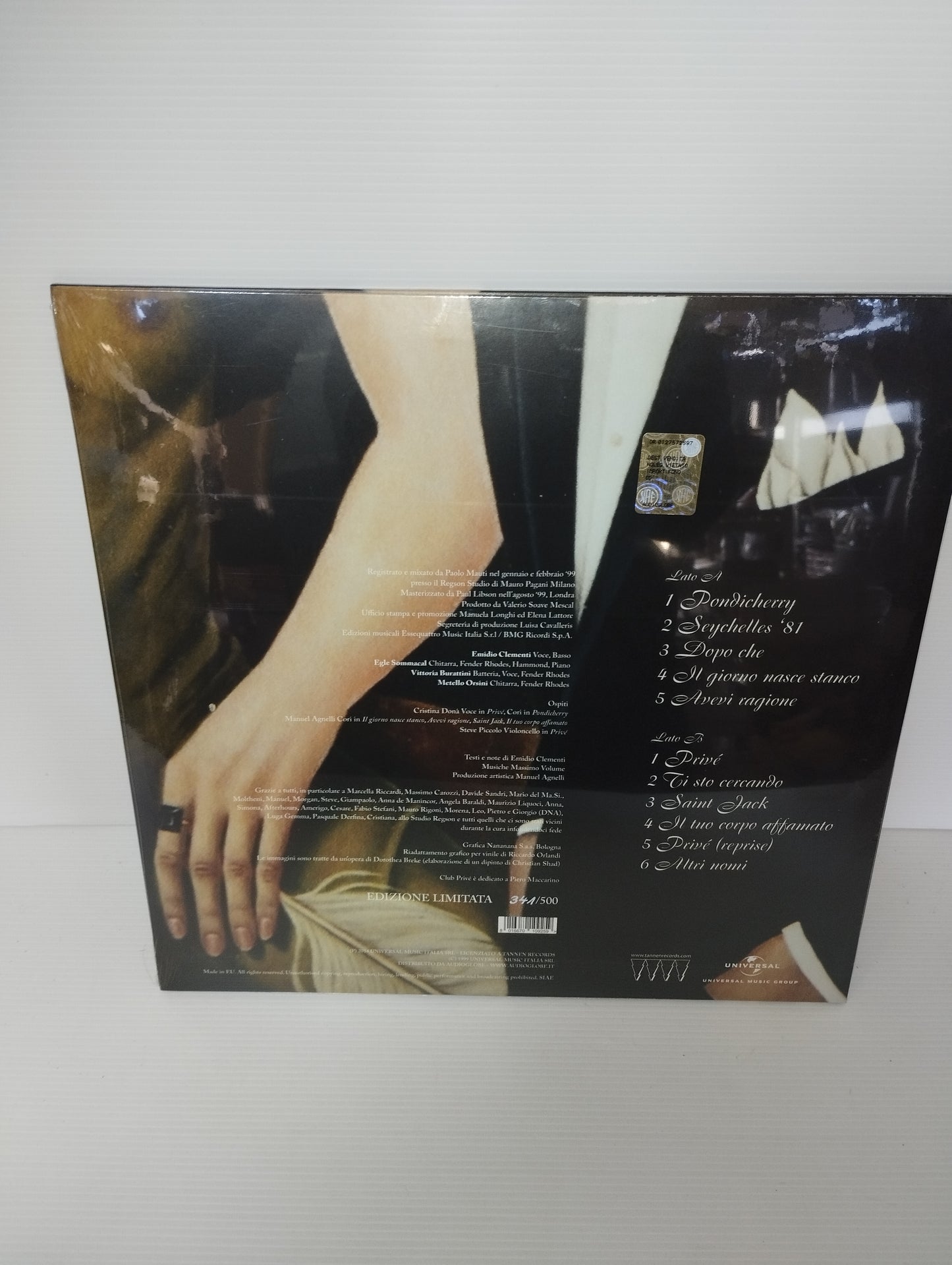 Club Privè Massimo Volume LP 33 Rpm limited edition of 500 copies