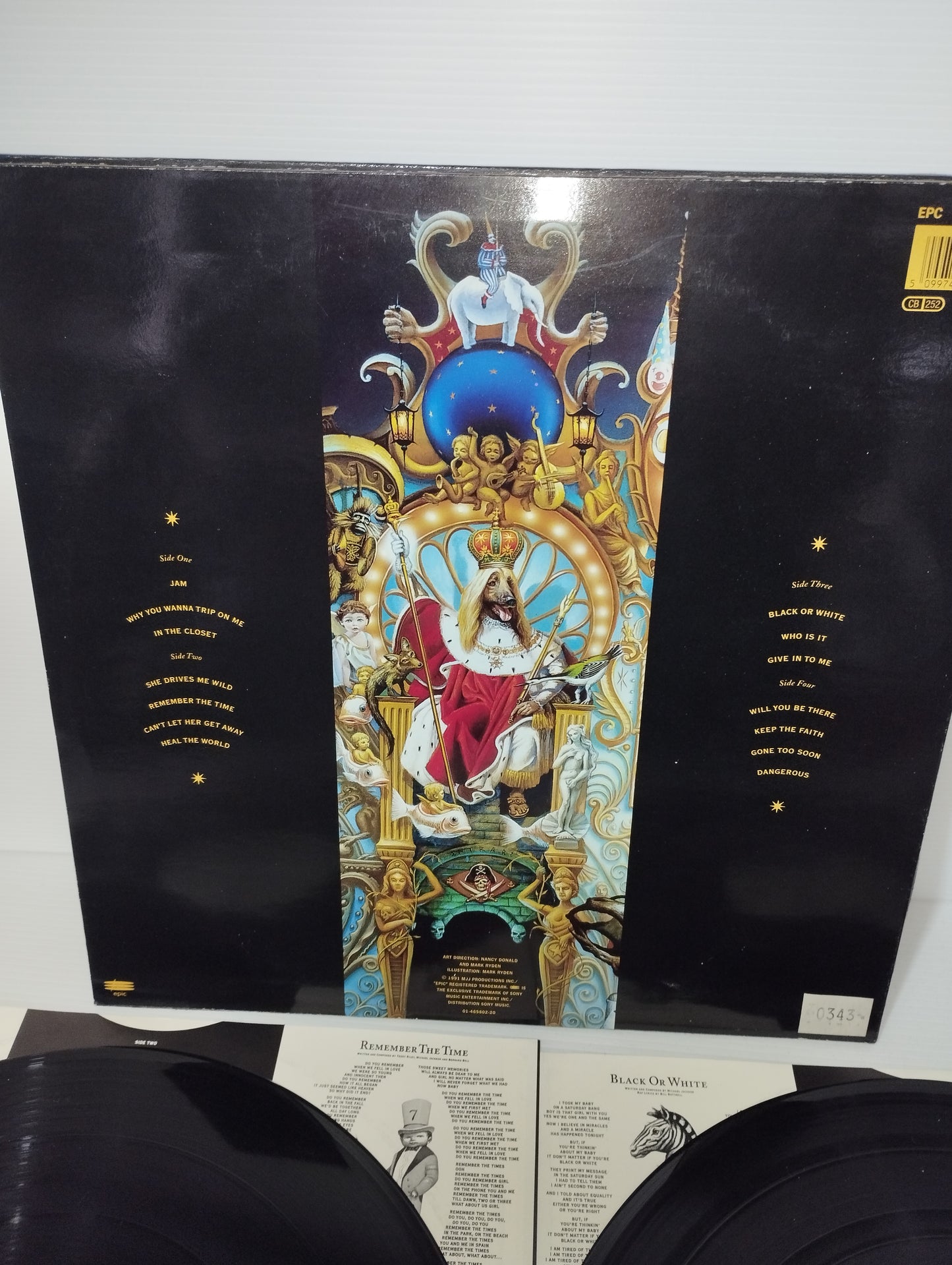 Dangerous   Michael Jackson 2 LP 33 Giri

Edito nel 1991 da Sony Cod.EPC 465802 1