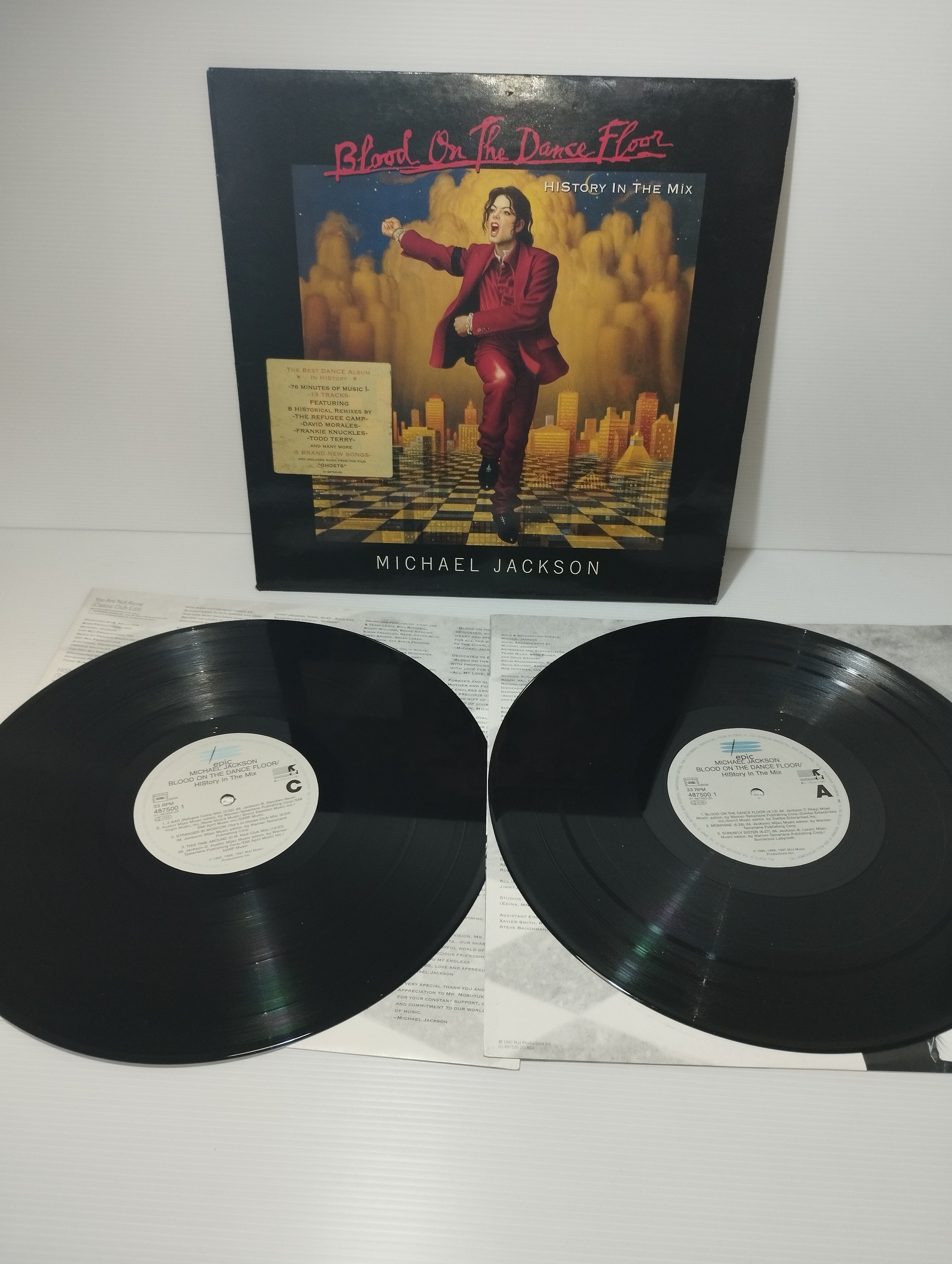 Blood on the Dance Floor Michael Jackson 2 LP 33 rpm Published in