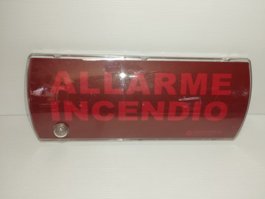 Fire Alarm Sign in Plastic Cover Only