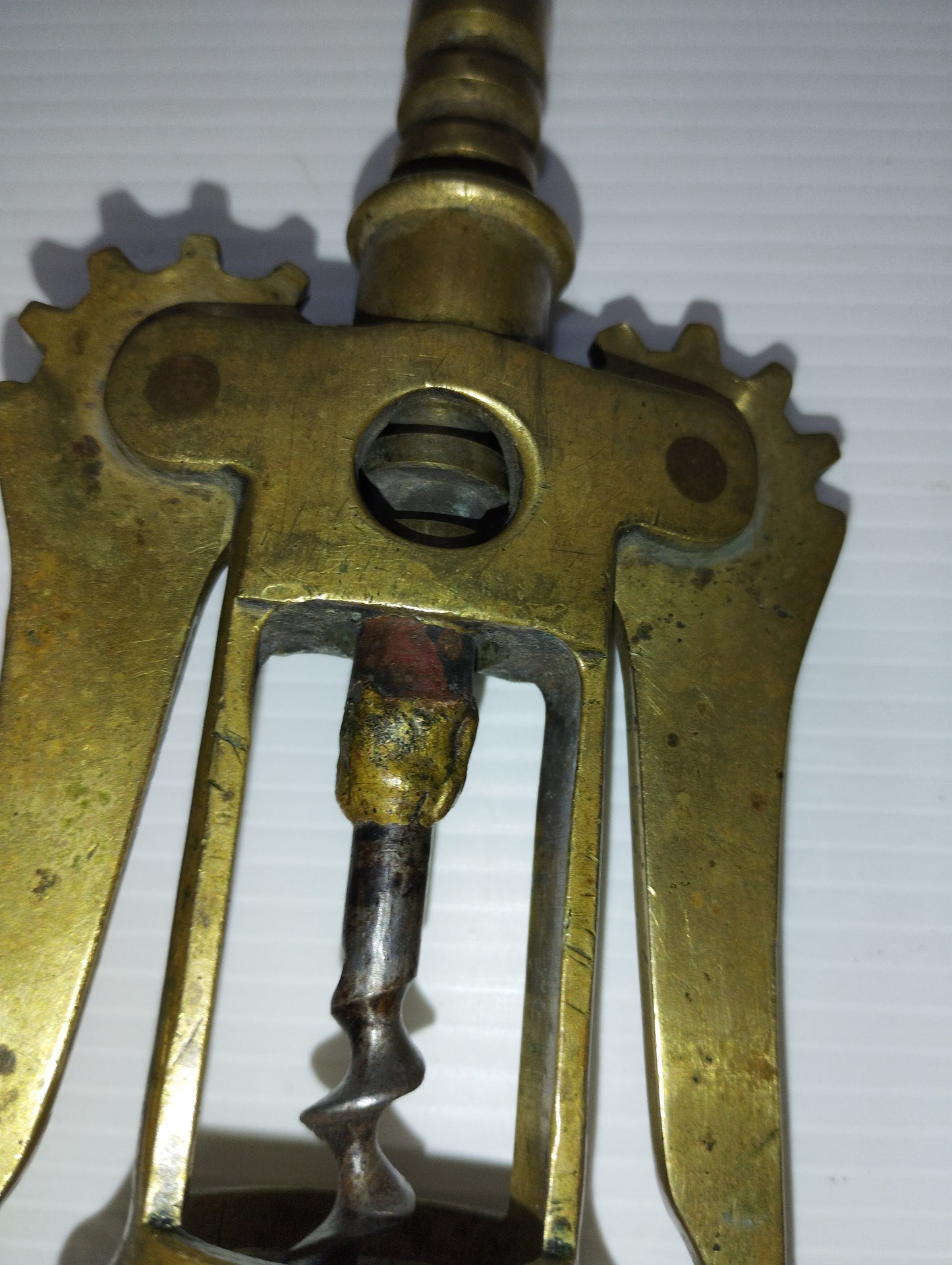 Antique Brass Corkscrew