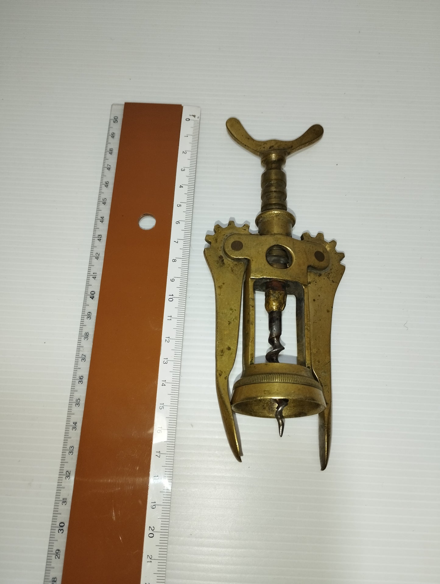 Antique Brass Corkscrew