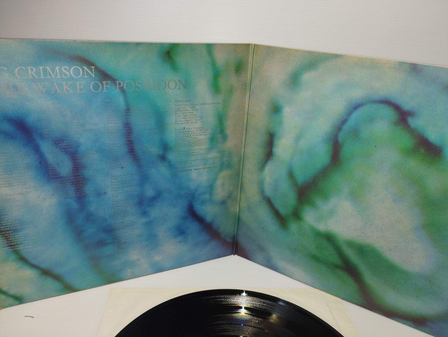 In the wake of Poseidon King Crimson LP 33 Giri 

Stampa italiana

Island  Cod.ILPS 19127

stereo