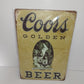 Coors Golden Beer Metal Plaque

 It's about reproduction