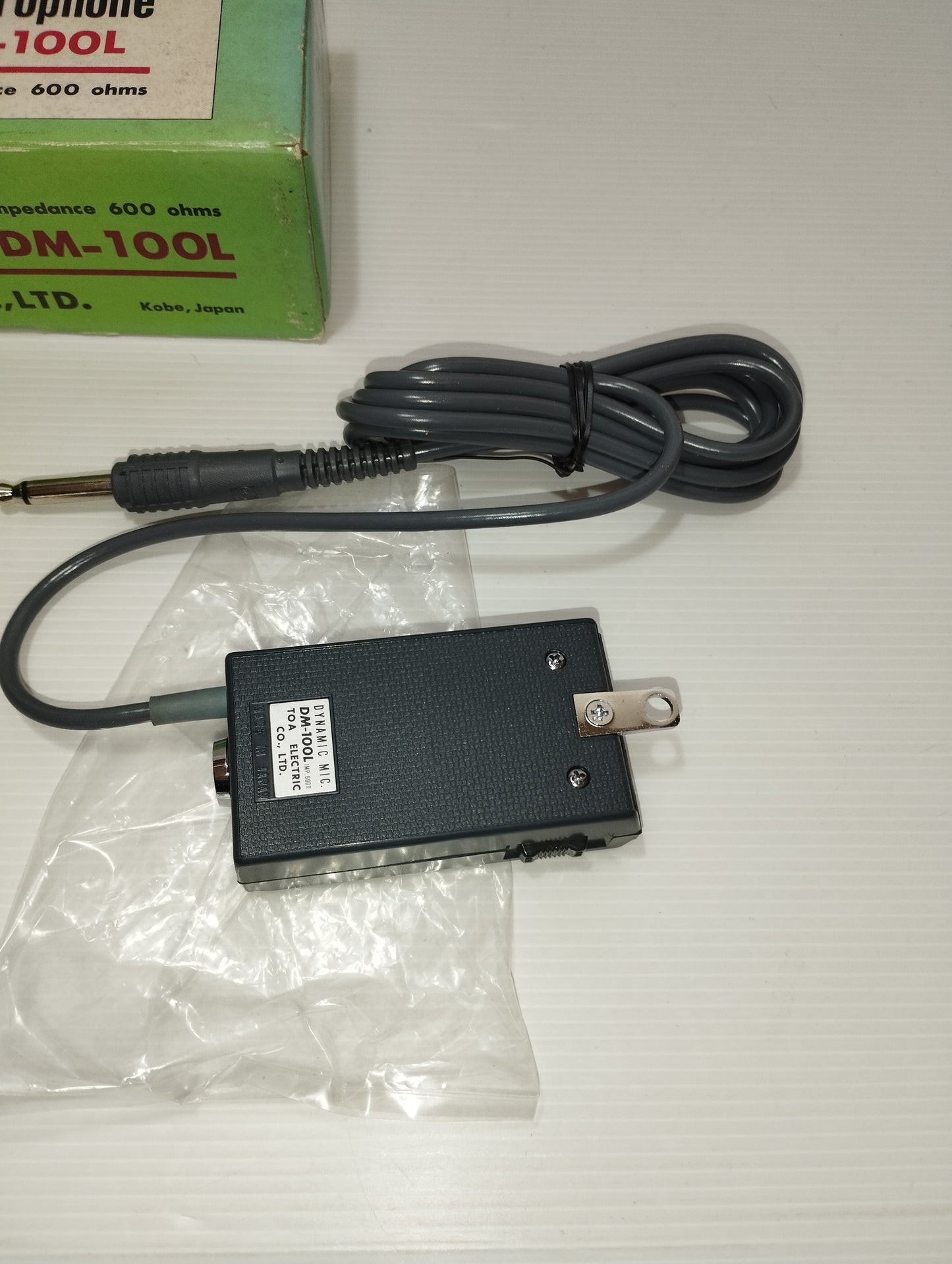 Dynamic Microphone Toa DM-100L Japan Vintage