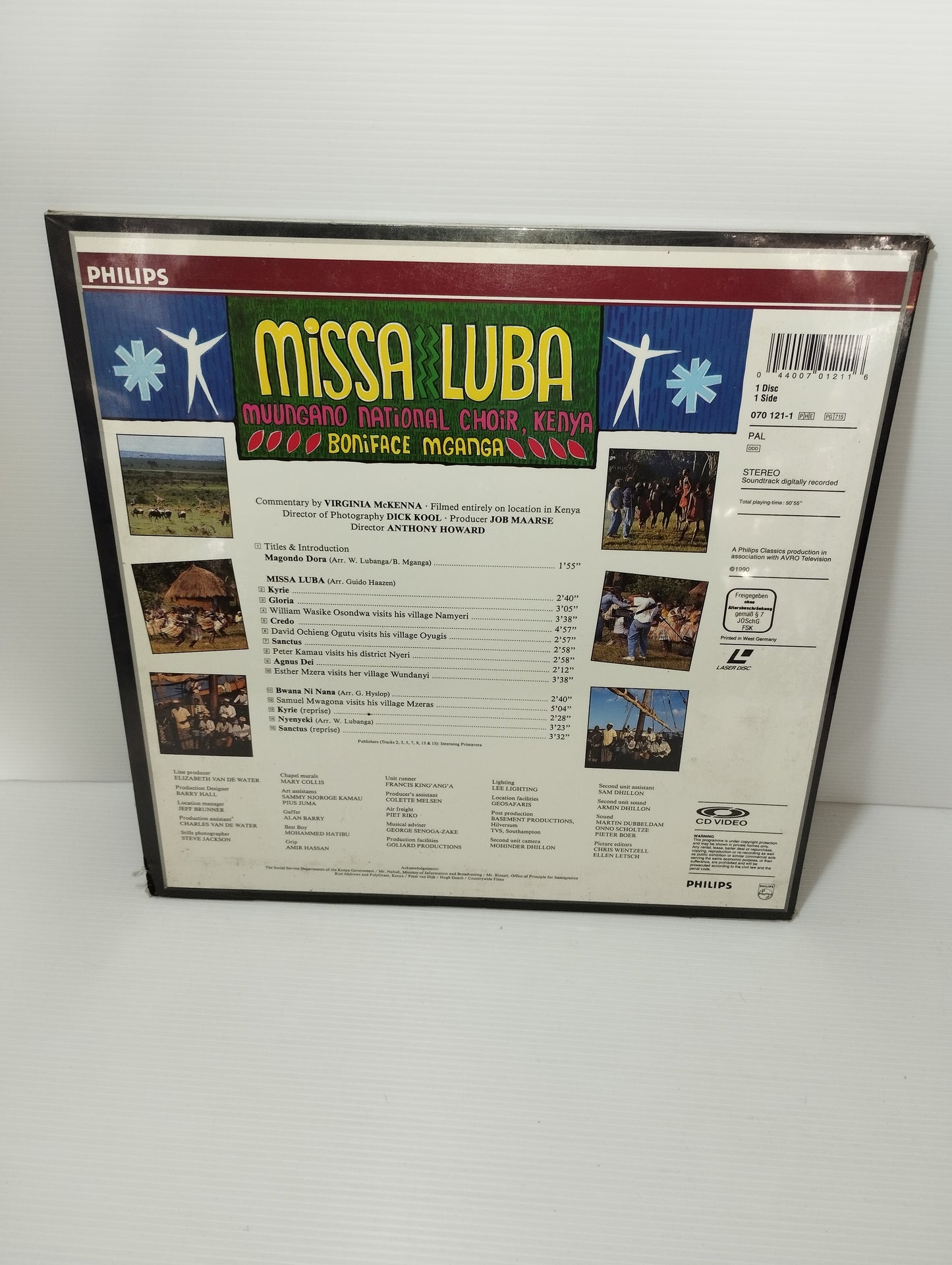 Missa Luba Muungano National Choir Kenya Laserdisc