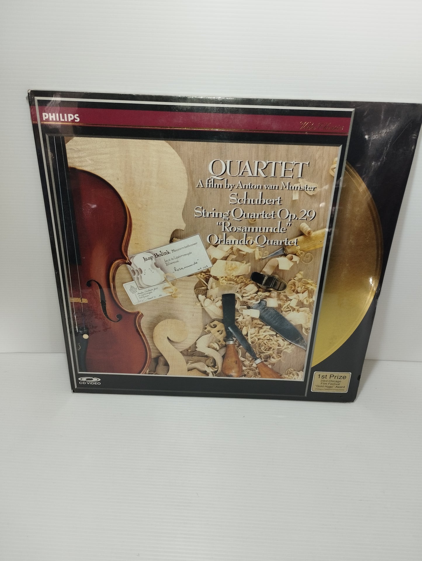 Orlando Quartet Rosamunde CD/Video Laserdisc