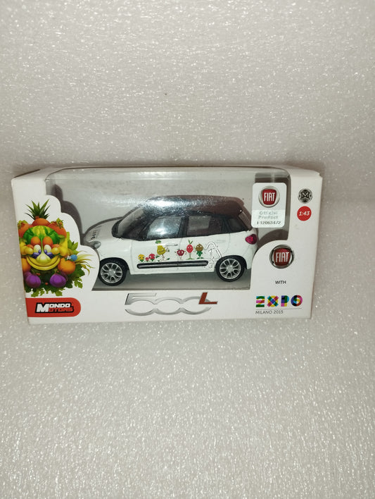 Modellino Fiat 500L Expo Milano 2015

Prodotto da Mondo Motors

Scala 1:43