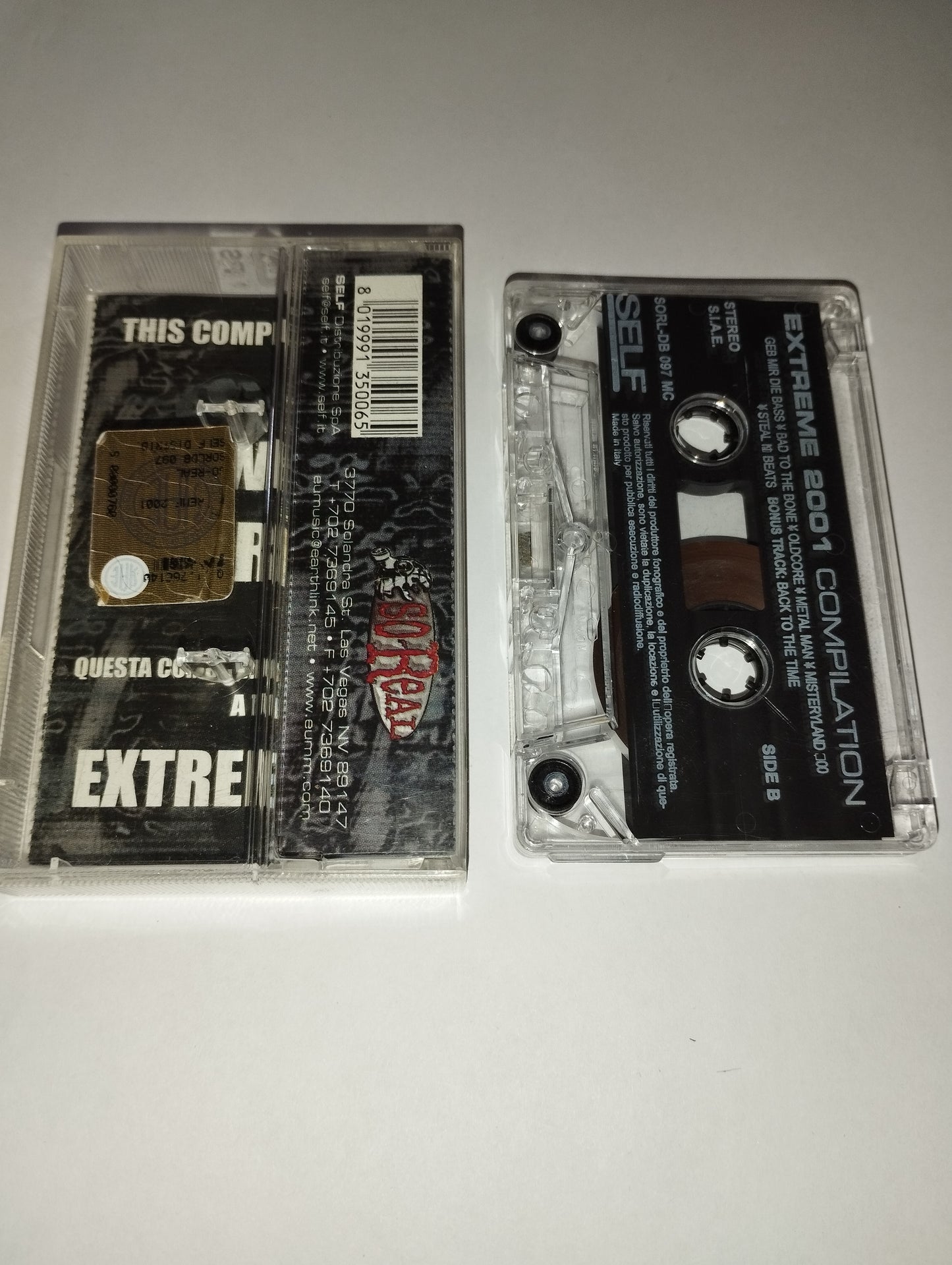 Extreme 2001 Compilation Digital boy Musicassetta
