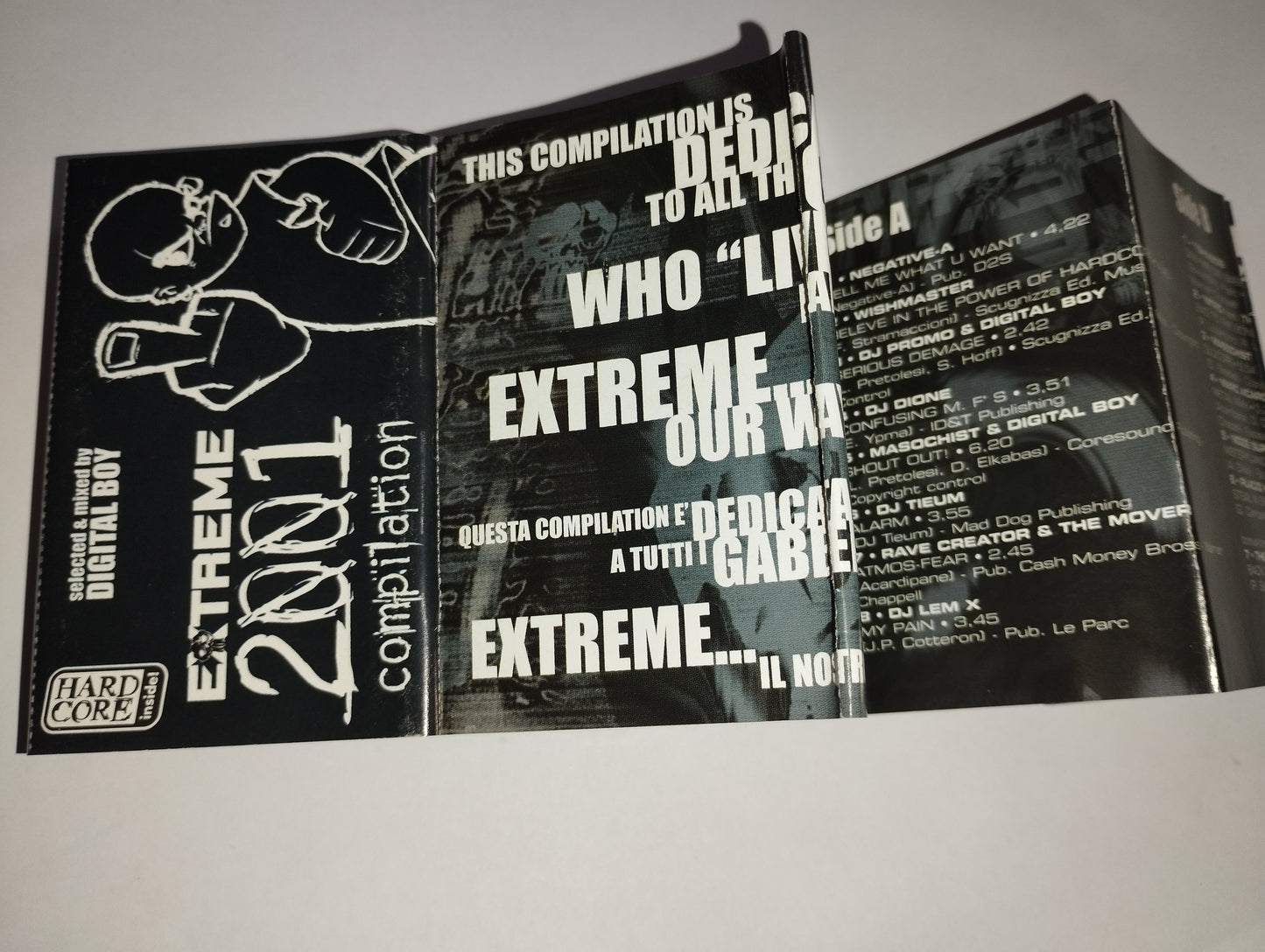 Extreme 2001 Compilation Digital boy Musicassetta