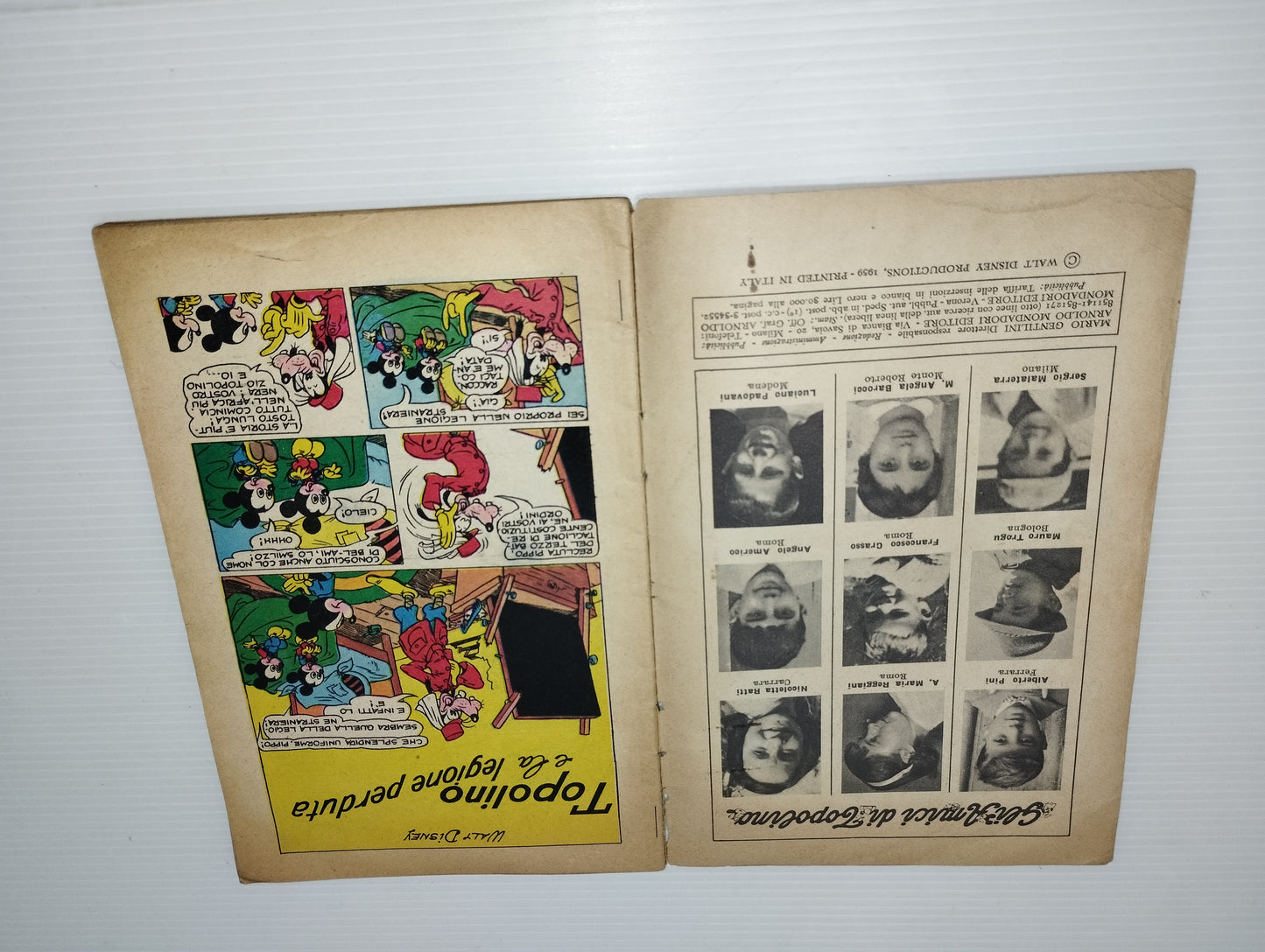 Topolino E La Legione Perduta Walt Disney Albi Della Rosa

N.218 11 gennaio 1959