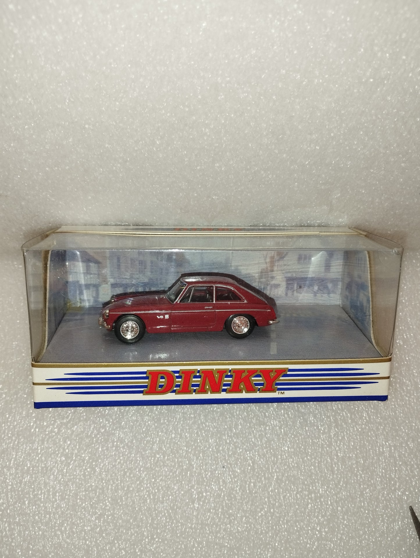 MG BGT V8 1973 model
 Produced by Dinky MatchBox
 1:43 scale