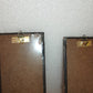 2 Metal and cardboard squares

 Made In Brazil

 Vintage