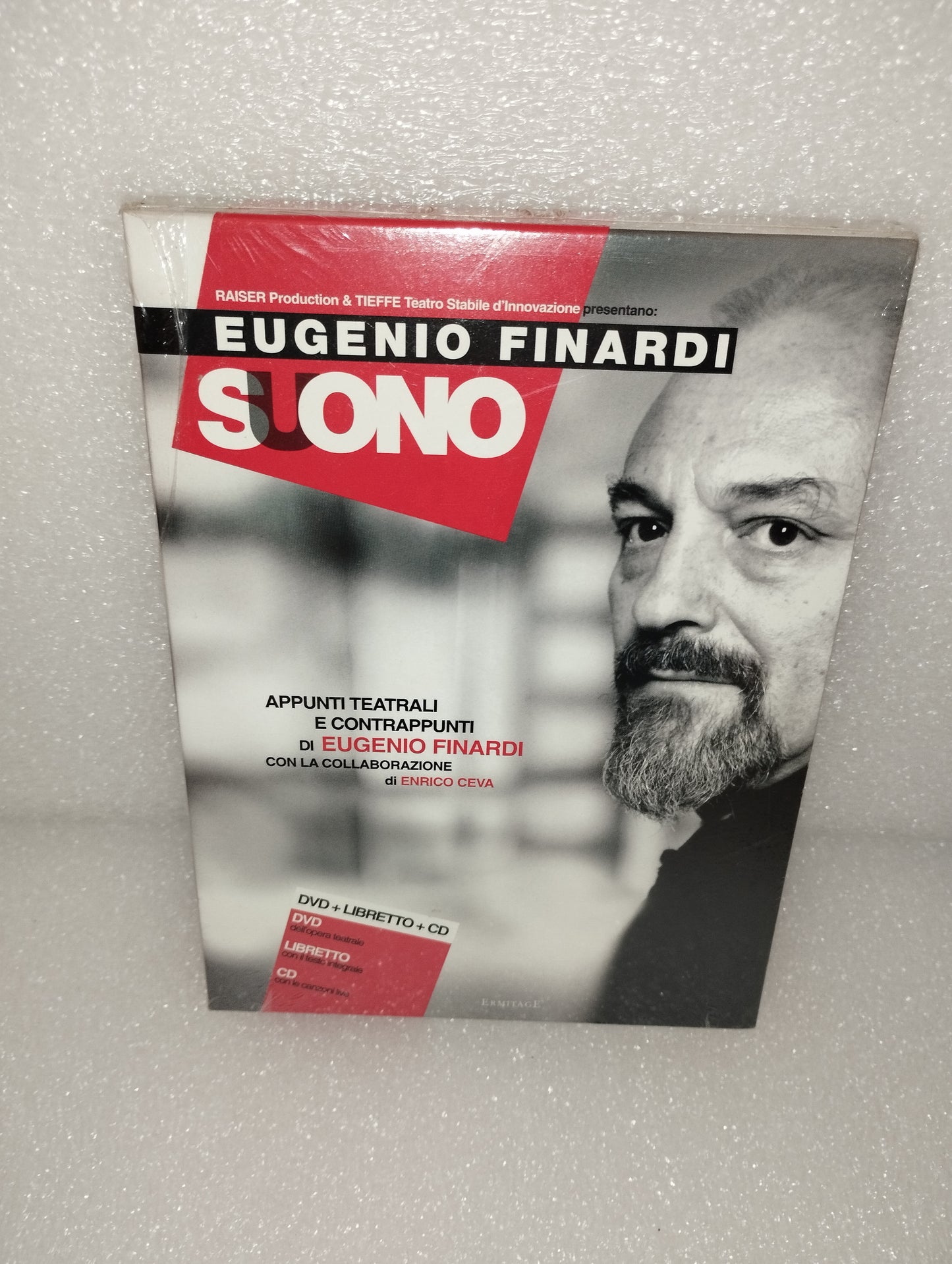 Eugenio Finardi Suono box set

 Published in 2008 by Ermitage

 Contains DVD+BOOK+CD