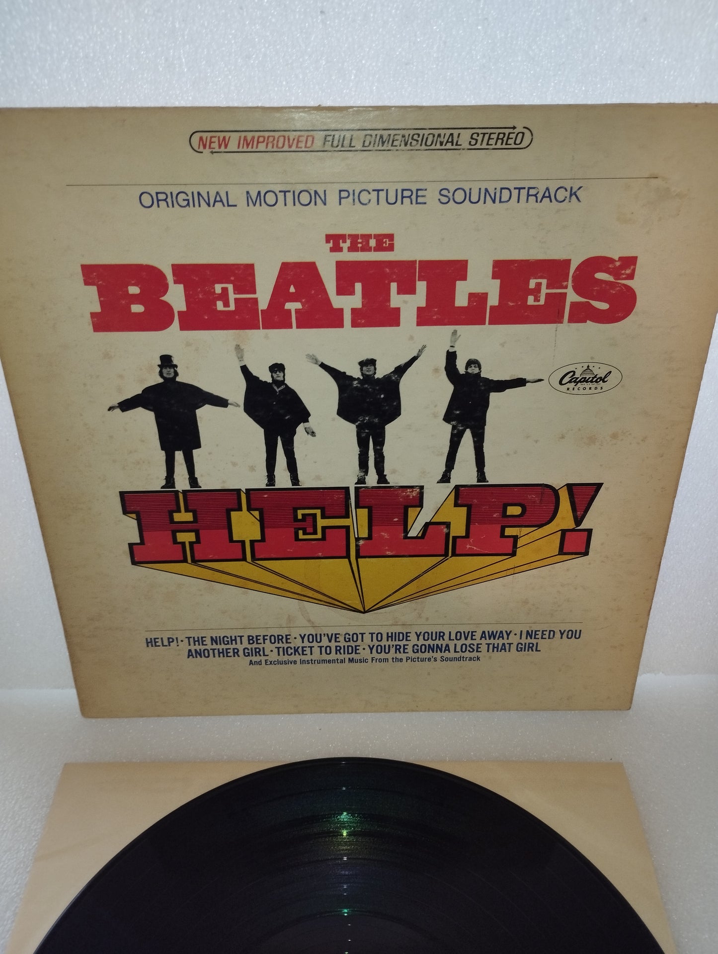 Help" The Beatles
Original Motion Picture Soundtrack
Lp 33 Giri