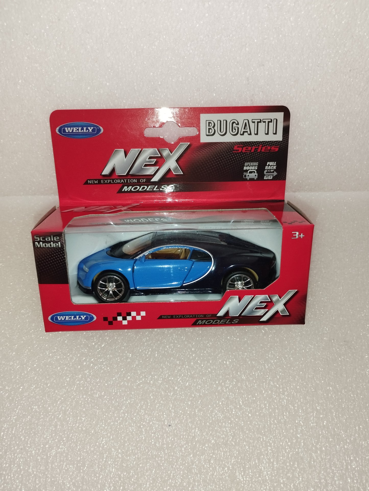 Modellino Bugatti Chiron
Prodotto da Welly
Die Cast Metal
Scala 1:39