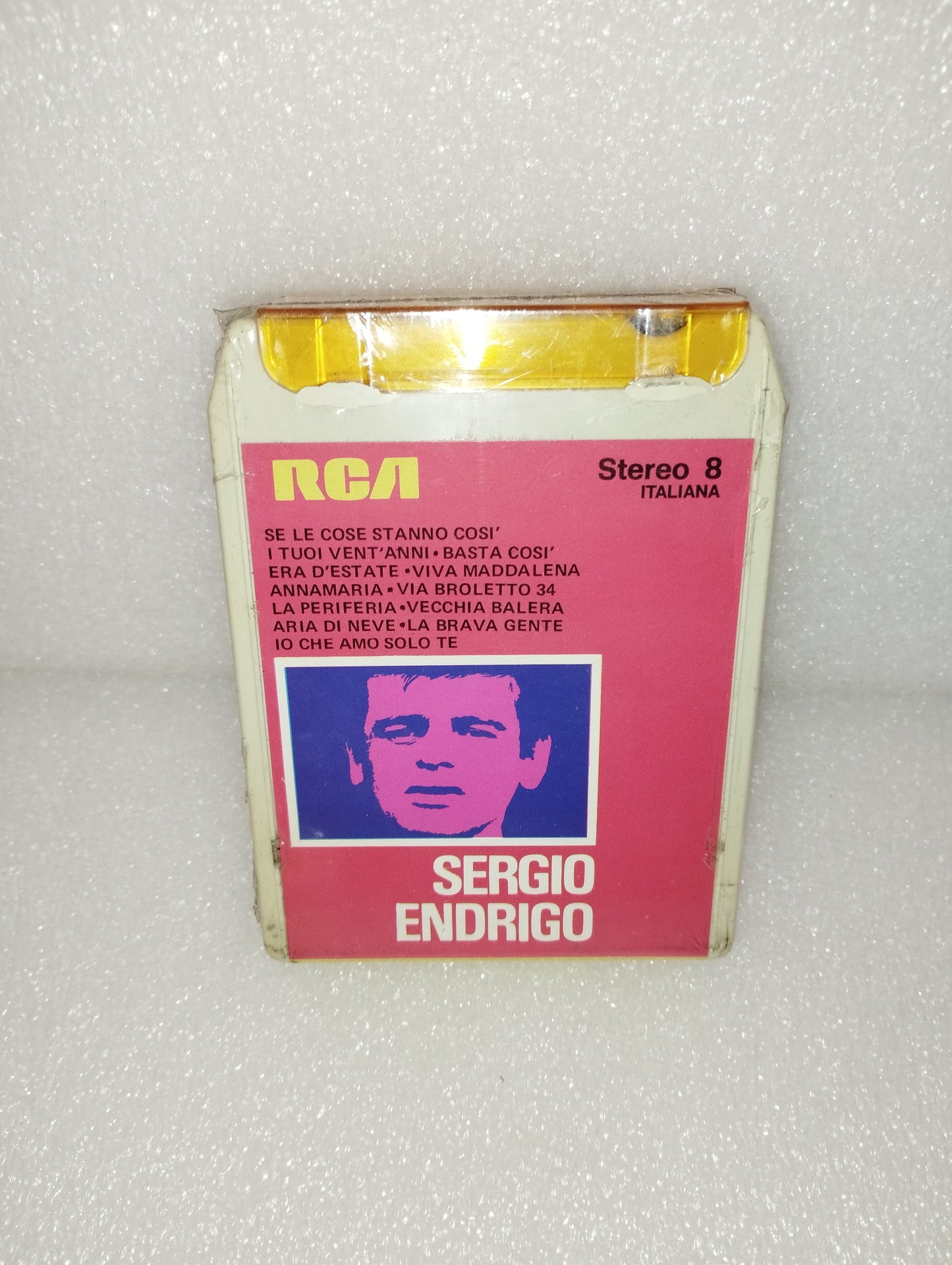 Sergio Endrigo Cassetta Stereo 8

Edita nel 1971 da RCA Cod.LX8S11 Sigillata