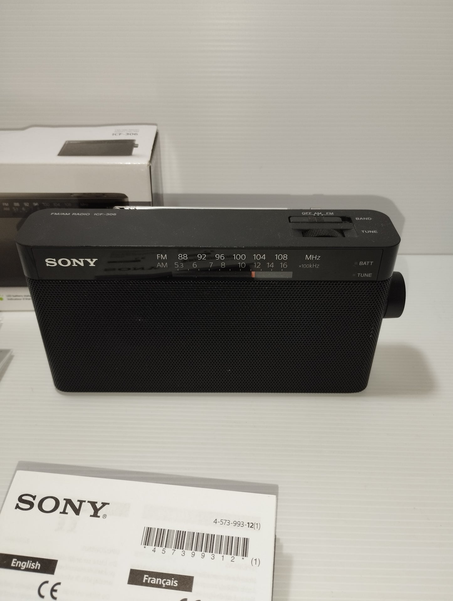 Sony ICF-306 AM/FM radio