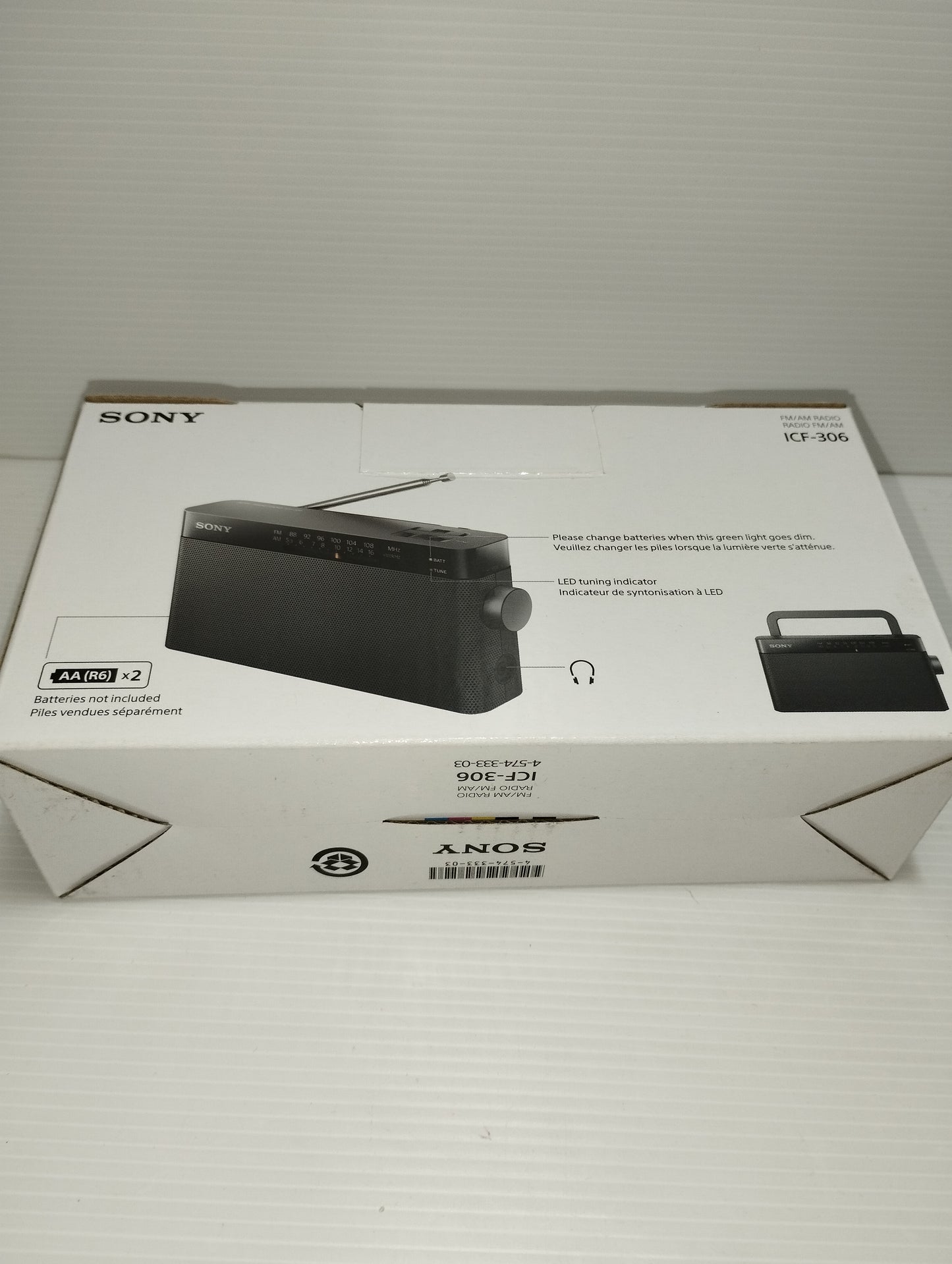 Sony ICF-306 AM/FM radio