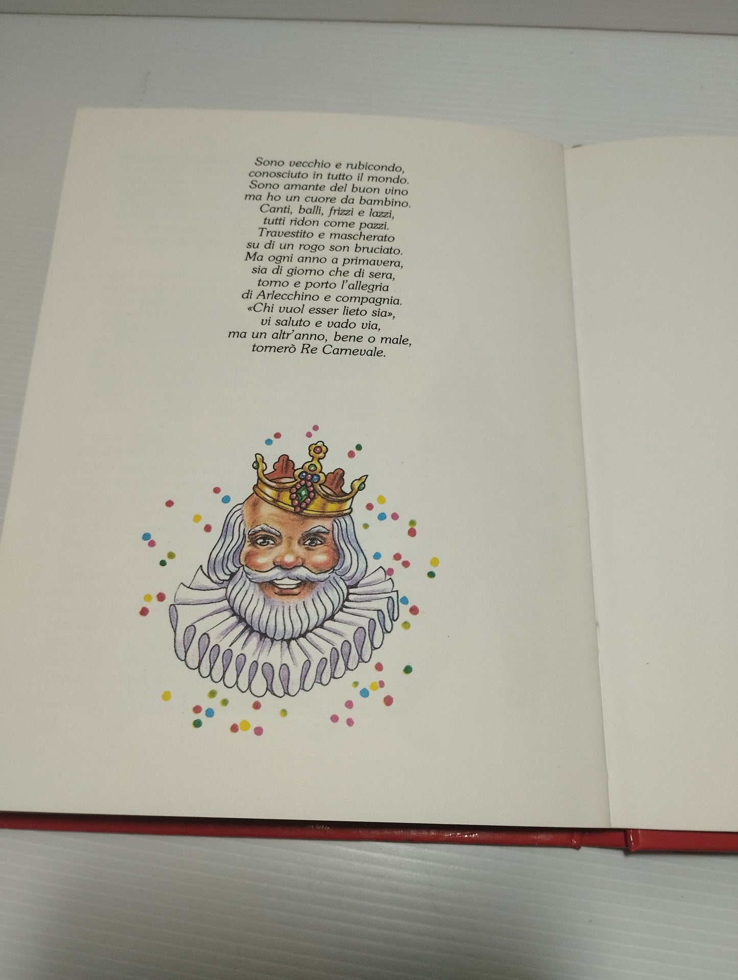 Libro Re Carnevale
Edito nel 1985 da Arnoldo Mondadori editore