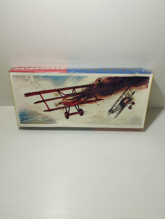 Fokker DRI 5 aircraft assembly kit 1:50 scale, SMER from the 70s.