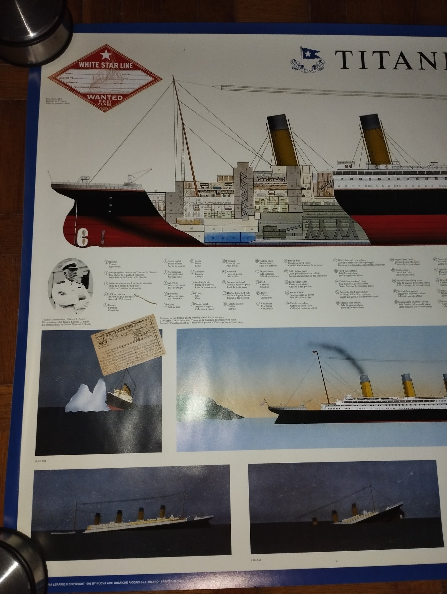 Poster Titanic Nuova Arti Grafiche Ricordi

Anni 90

Dimensioni 99X69 cm