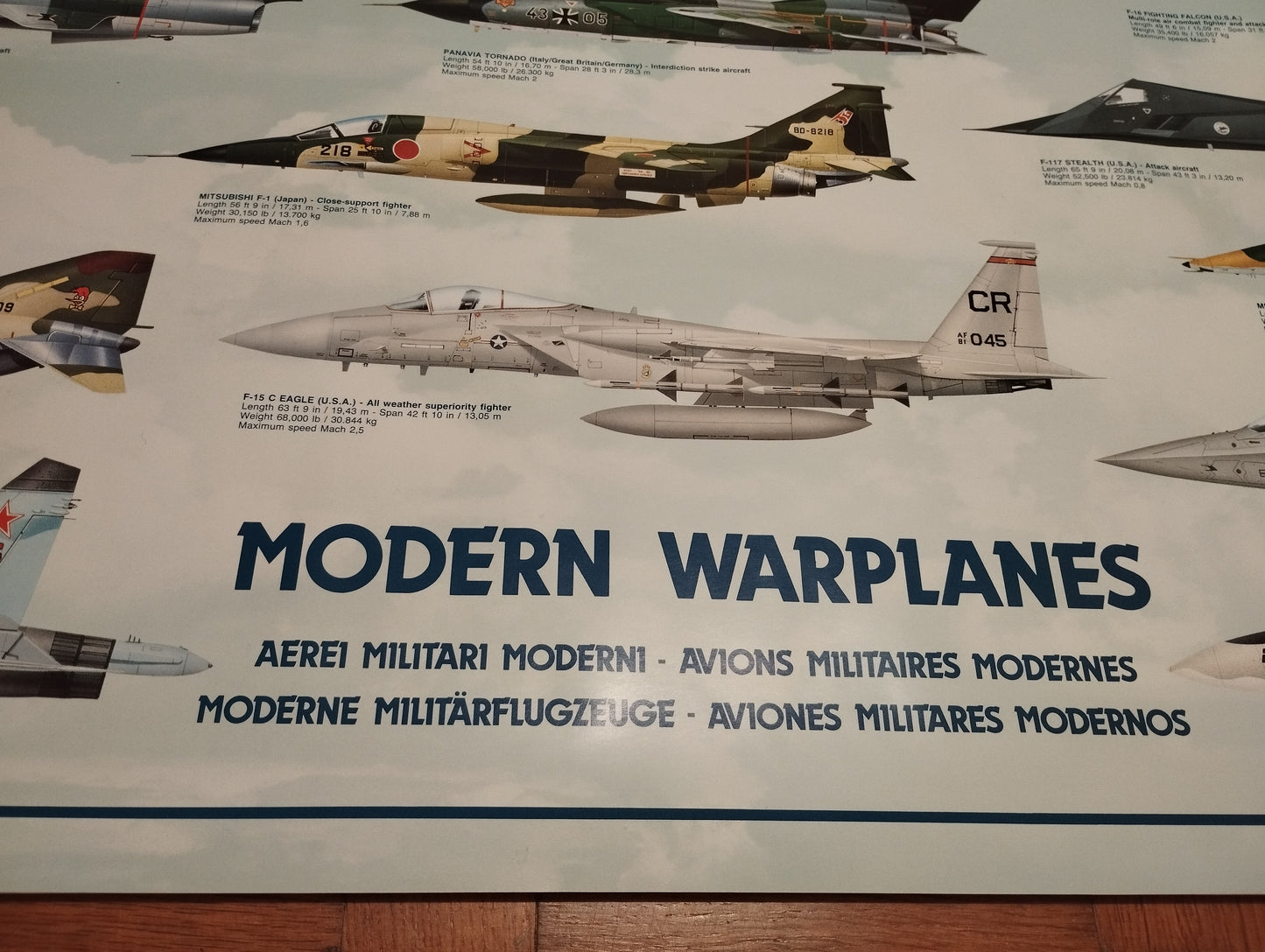 Poster Aerei Militari Moderni Nuova Arti Grafiche Ricordi

Anni 90

Dimensioni 99X69 cm