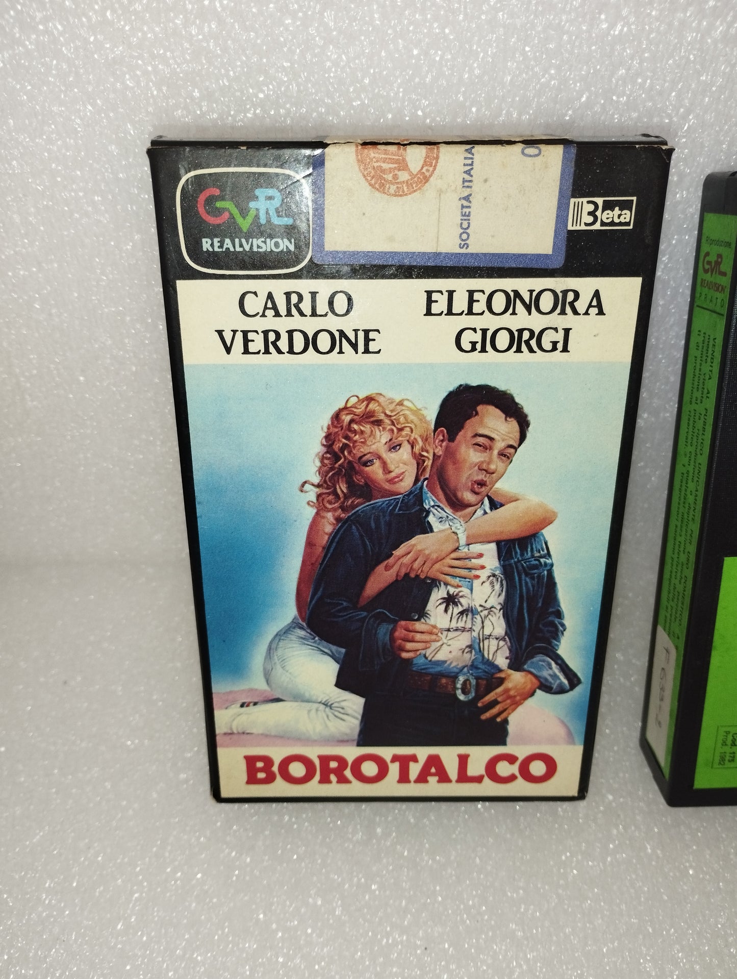 Borotalco Carlo Verdone Videocassetta CVR Realvision Beta