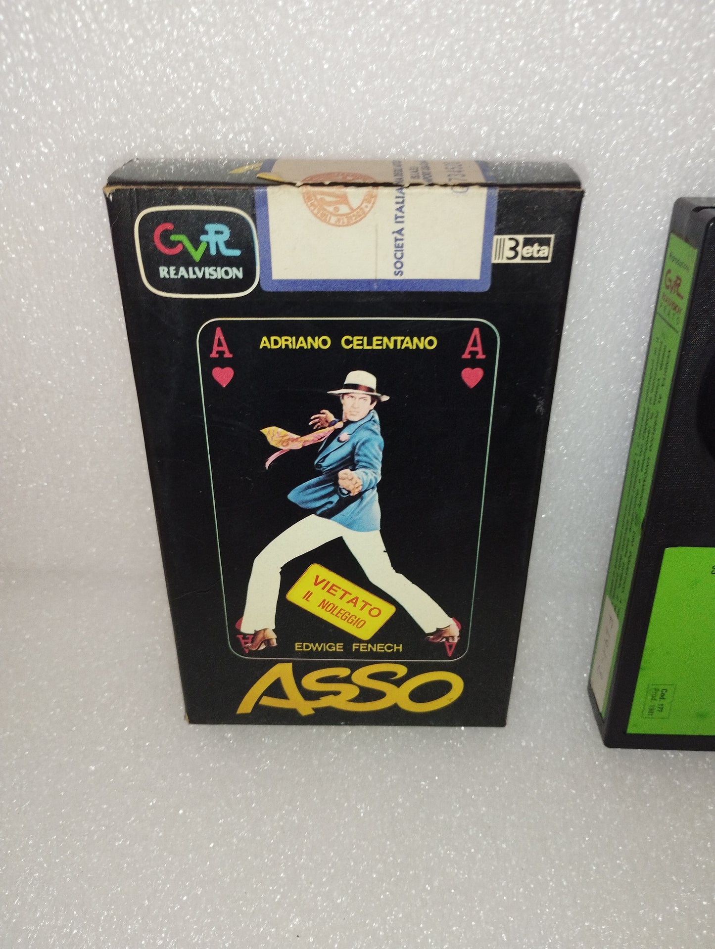 Asso Adriano Celentano Videocassetta CVR Realvision Beta Cod .177