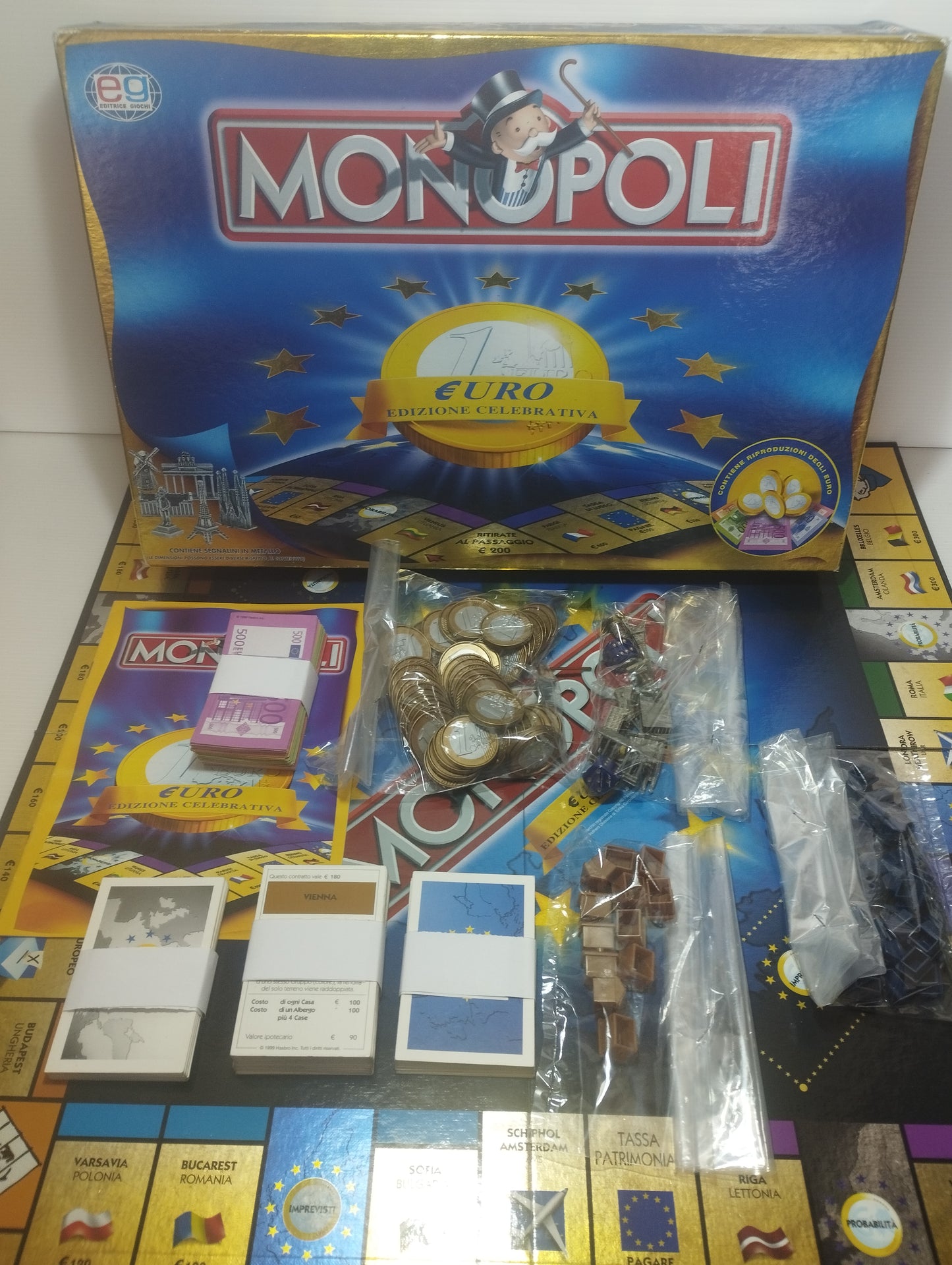 Monopoli Euro Ediz.Celebrativa
Edito nel 1999 da EG Editrice Giochi