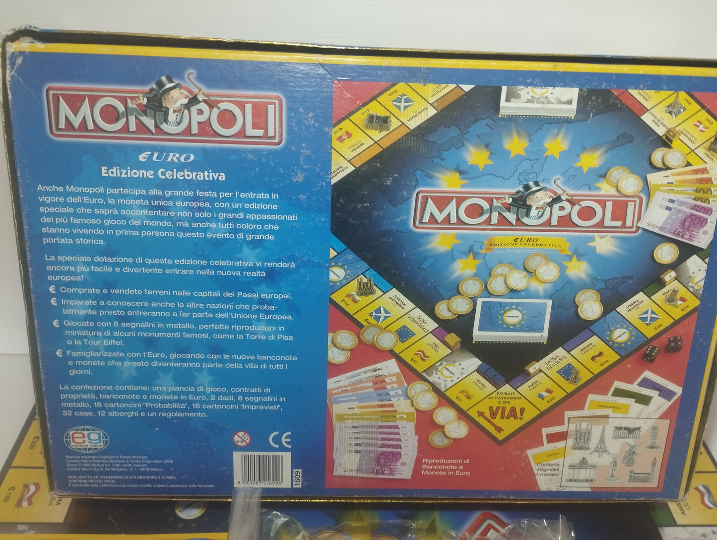 Monopoli Euro Ediz.Celebrativa
Edito nel 1999 da EG Editrice Giochi