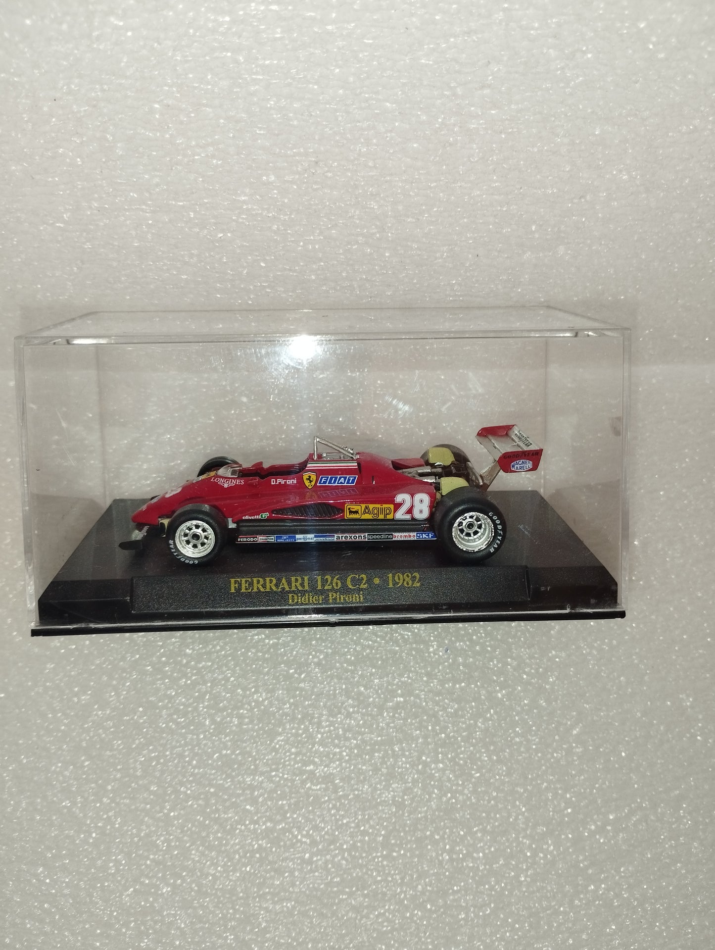 Modellino Ferrari 126 C2 1982 Didier Pironi
Scala  1:43