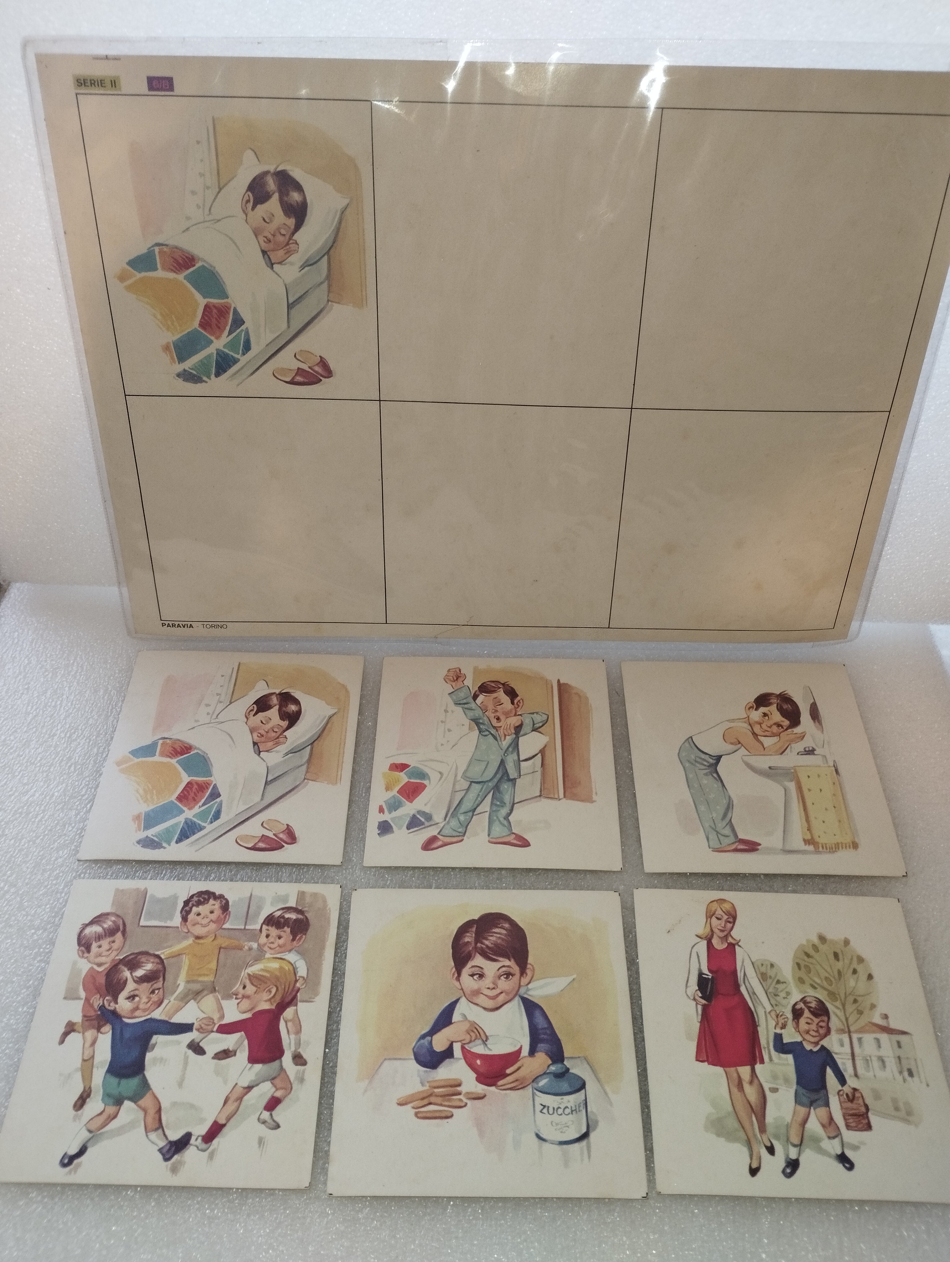 Paravia Tavola Didattica Paravia Torino Serie II 6/B Originale Anni 60 ...