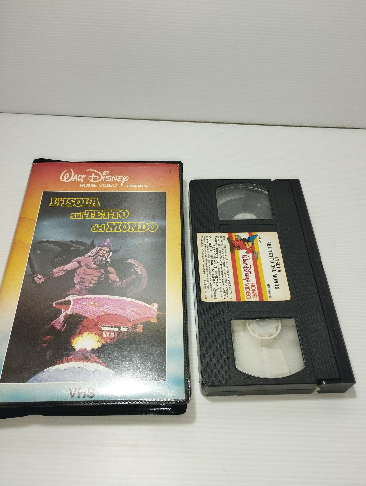 L'isola sul tetto del mondo VHS Walt Disney Home Ex Noleggio