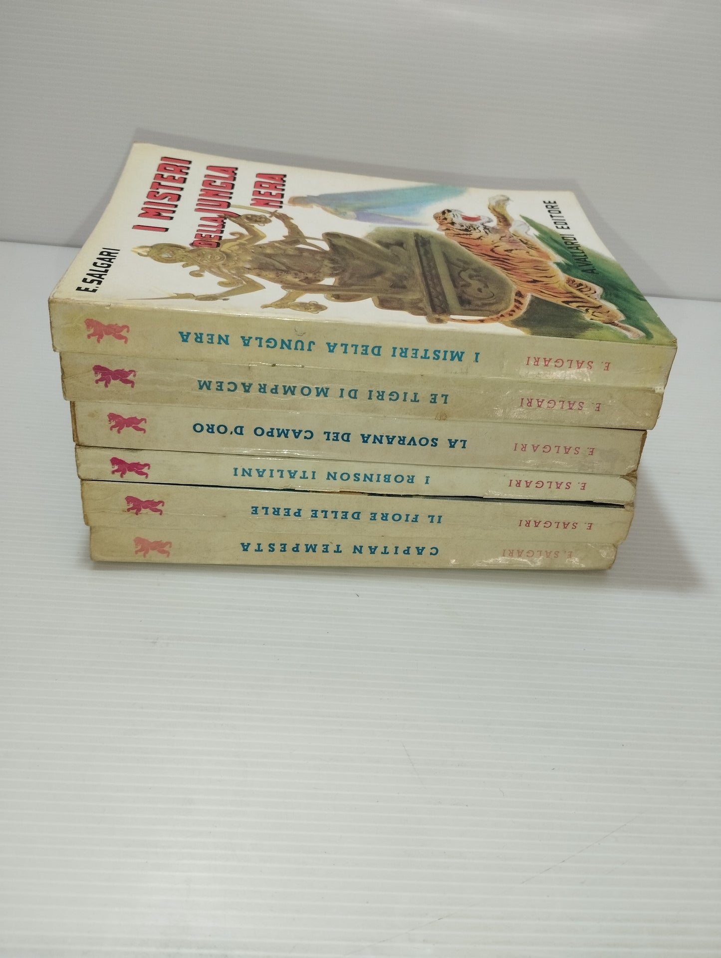 Emilio Salgari Lotto 6 Romanzi

Editi da A.Vallardi Editore negli Anni 50