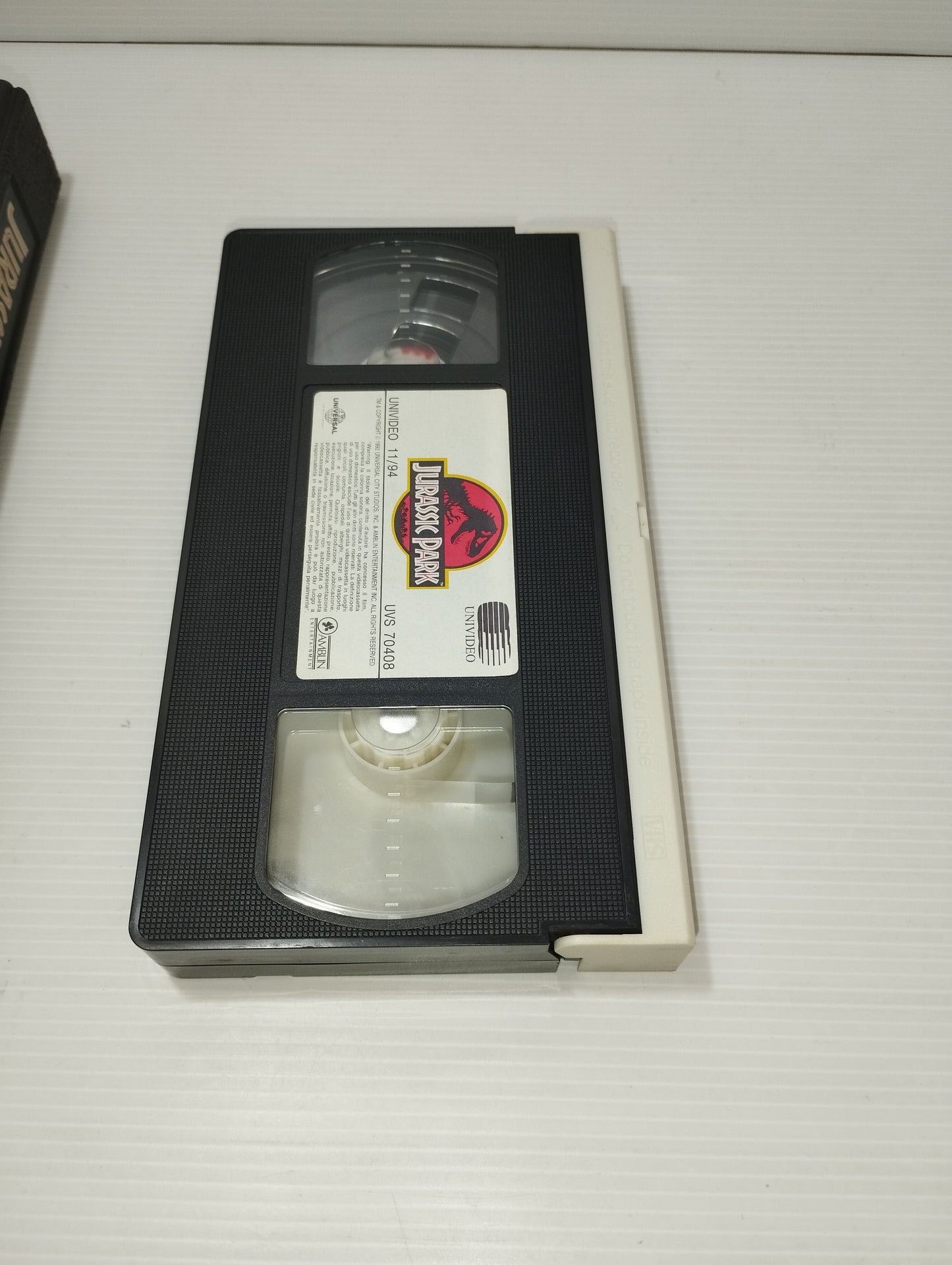 Jurassic Park Spielberg VHS
Edita da Univideo
Prima Edizione