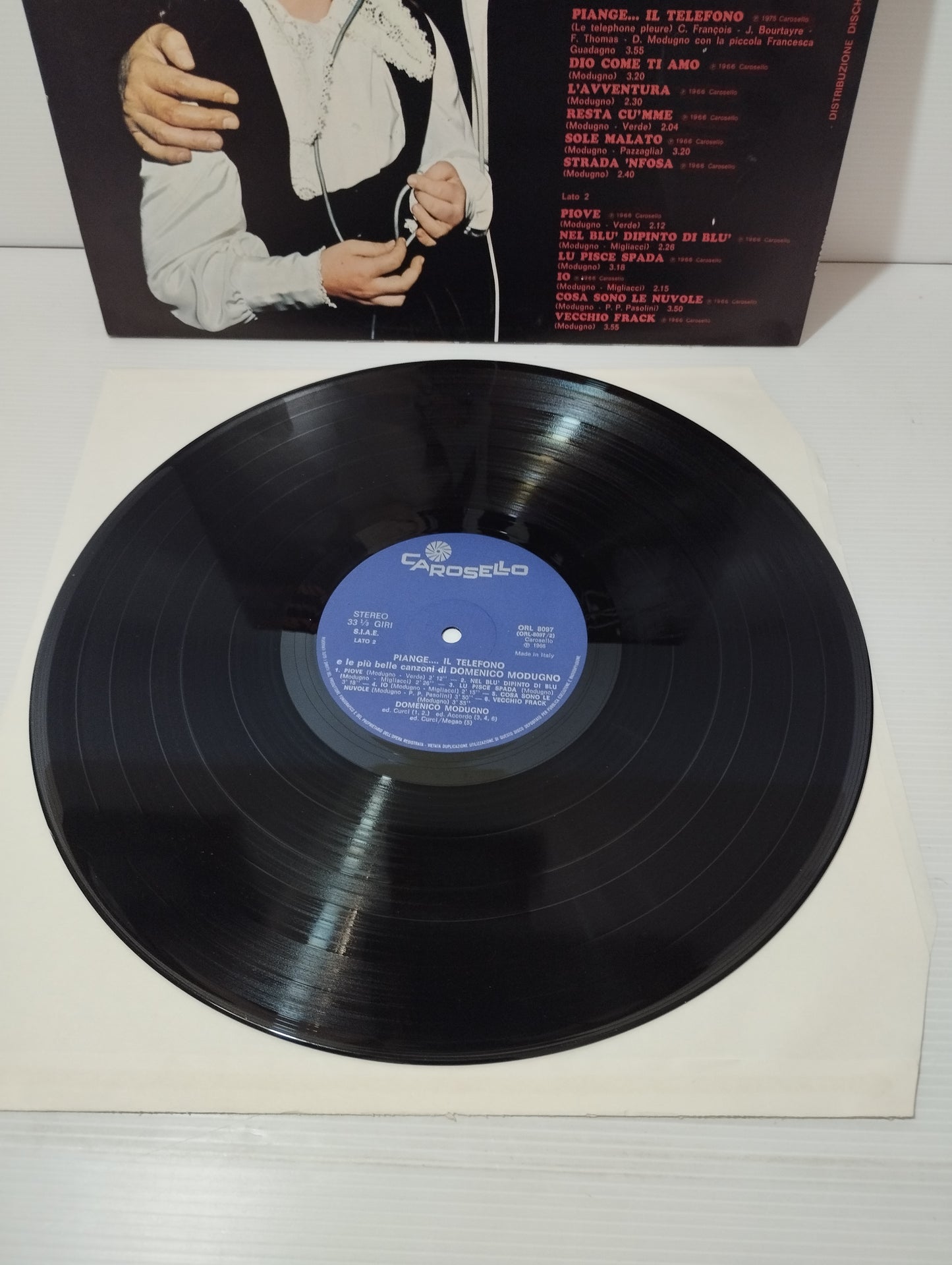 Piange Il Telefono Domenico Modugno LP 33 Giri