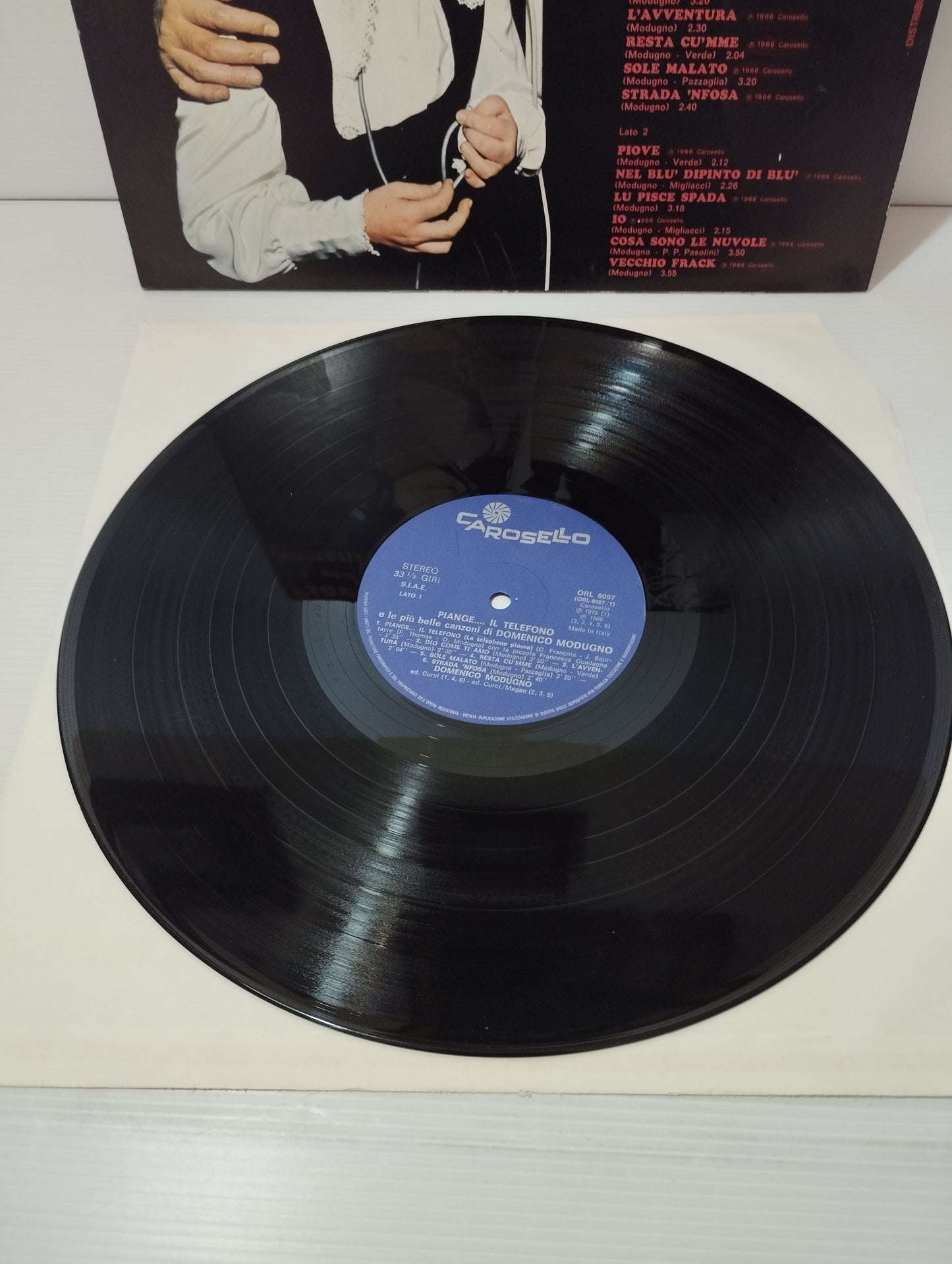 Piange Il Telefono Domenico Modugno LP 33 Giri