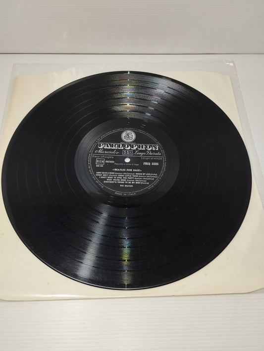 Beatles For Sale The Beatles LP 33 Giri
Edito nel 1964 da  Parlophon Cod. PMCQ 31505
Stampa italiana