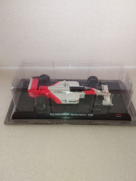 Modellino " McLaren MP4/4 Ayrton Senna 1988" Scala 1:24