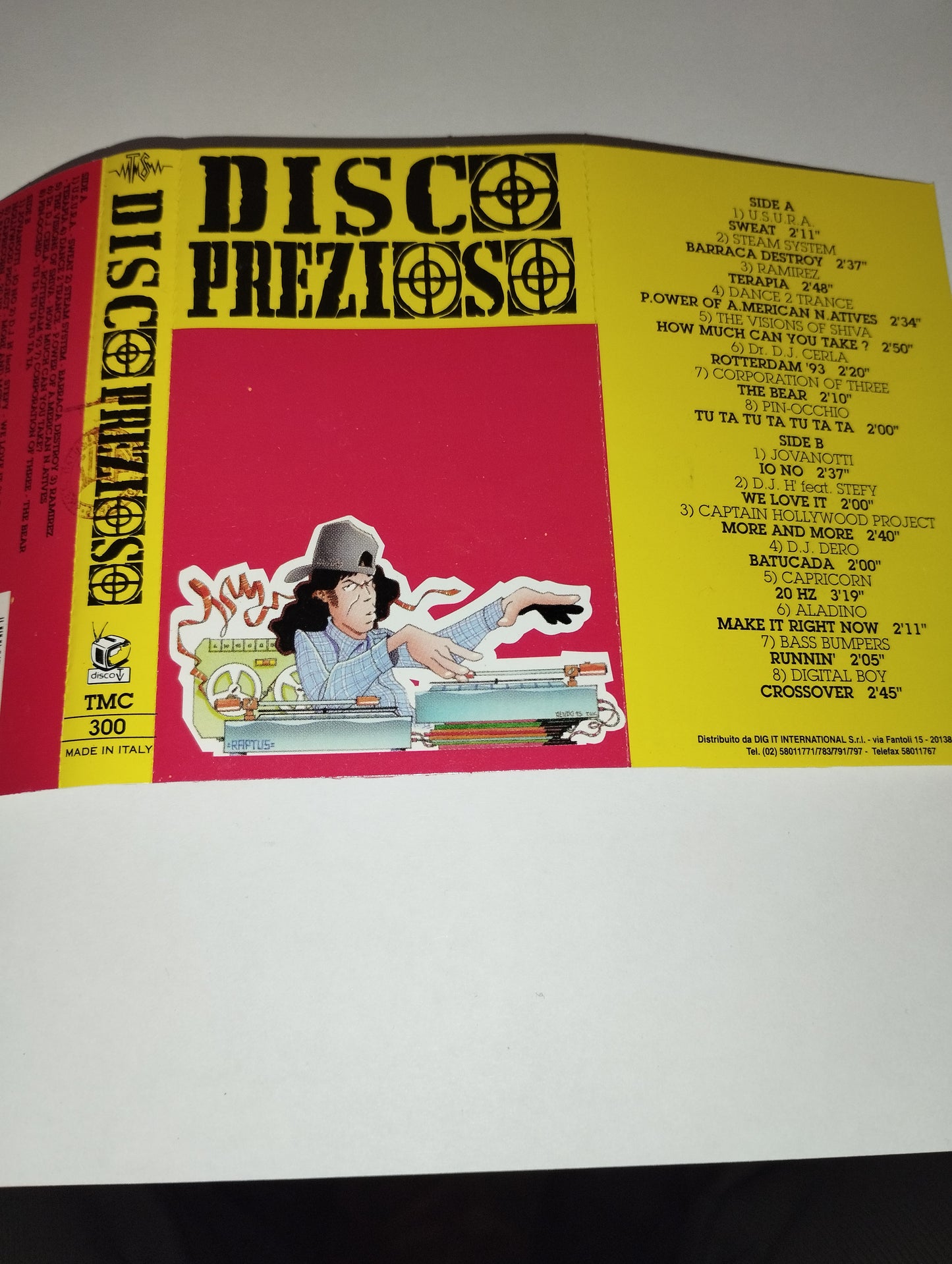 Disco Prezioso  Musicassetta
Top Secret Records Cod.TMC 300