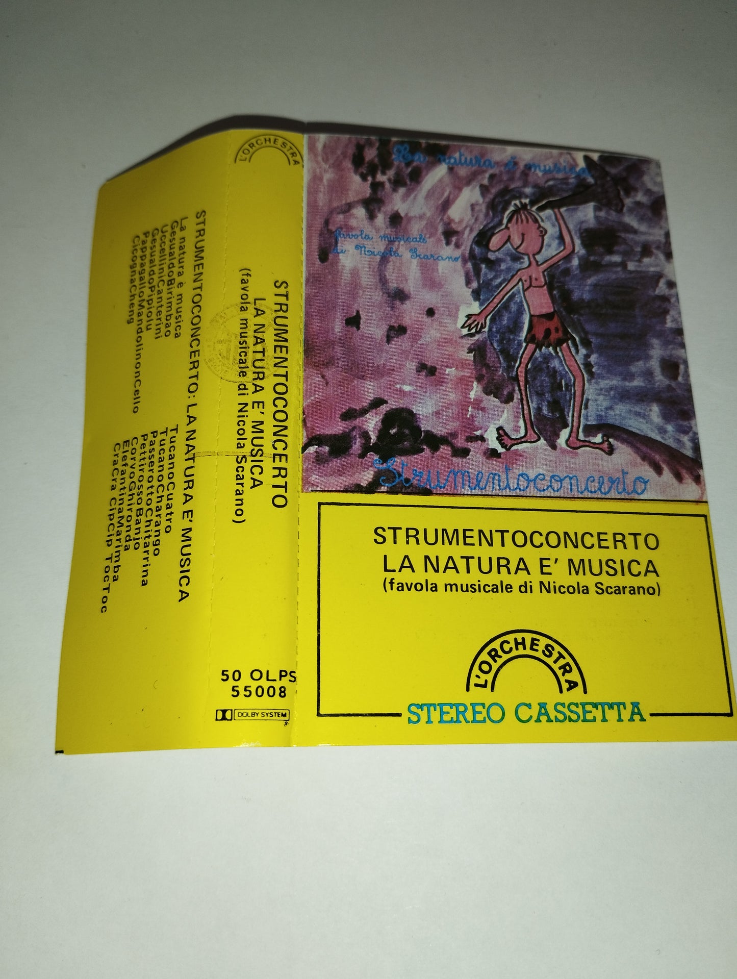 Strumentoconcerto la natura è musica favola musicale di Nicola Scarano Musicassetta